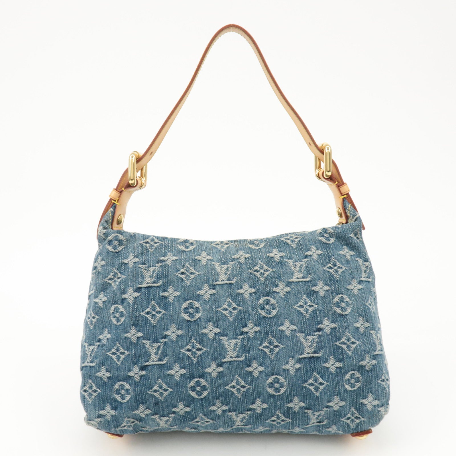 Louis Vuitton Monogram Denim Baggy PM 2Way Bag Shoulder Bag M95049 Used