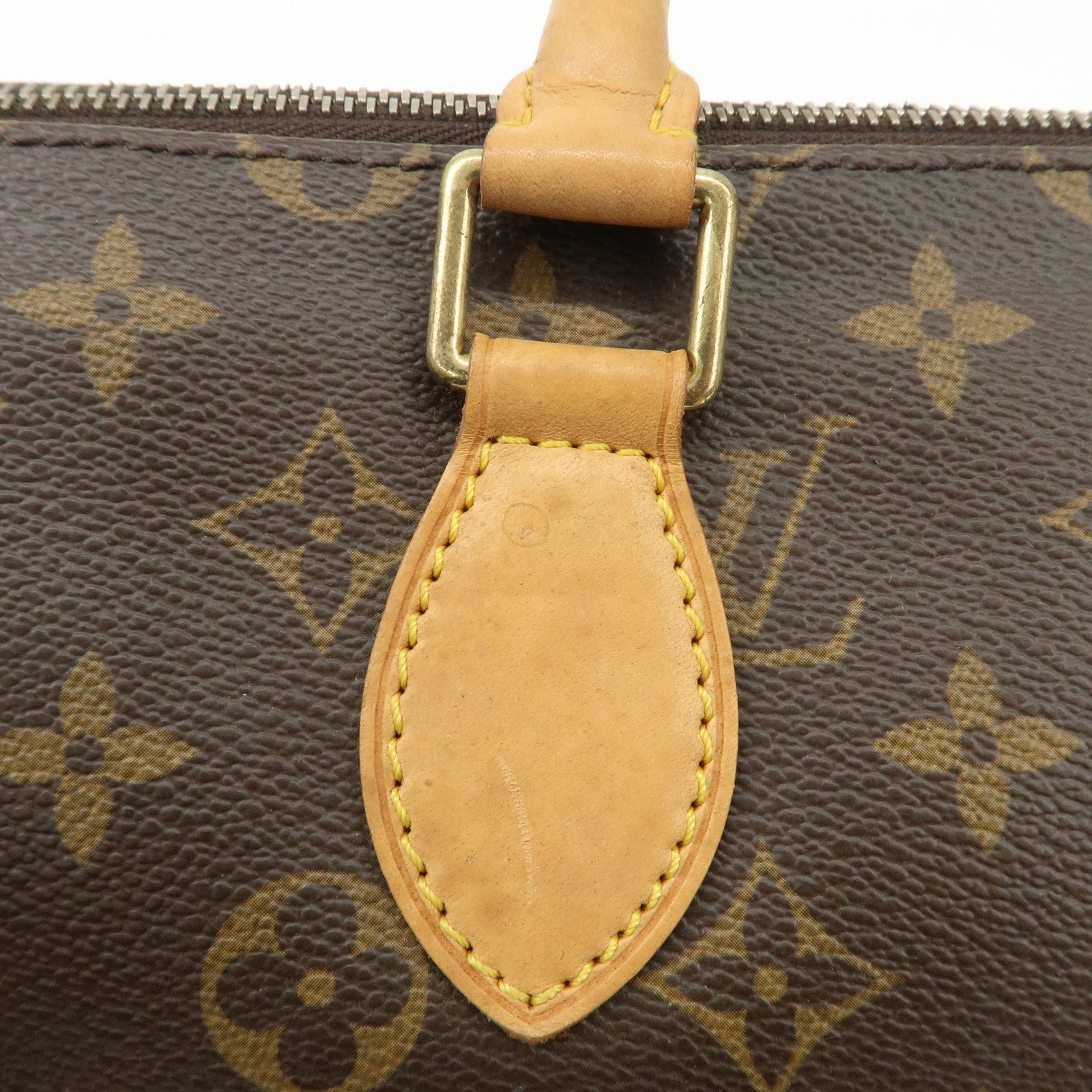 Louis Vuitton Monogram Popincourt Hand Bag Brown M40009 Used