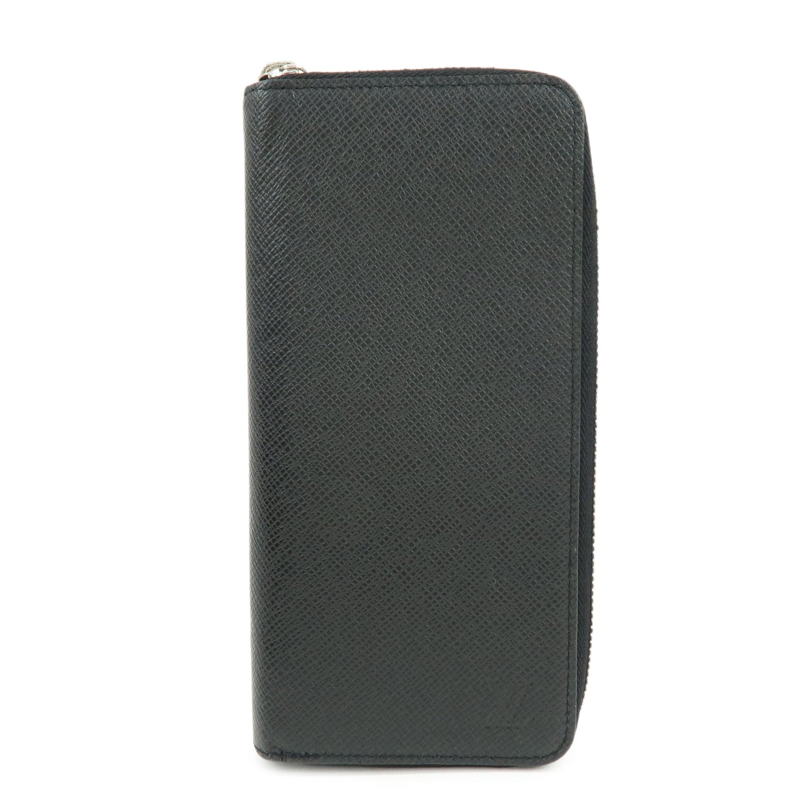 Louis Vuitton Taiga Vertical Round Zippy Wallet Ardoise M30503