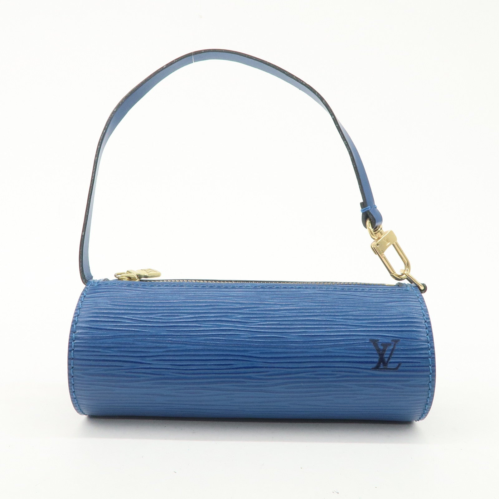 Louis Vuitton Monogram Epi Set of 2 Papillon Pouch Noir Toledo Blue Used