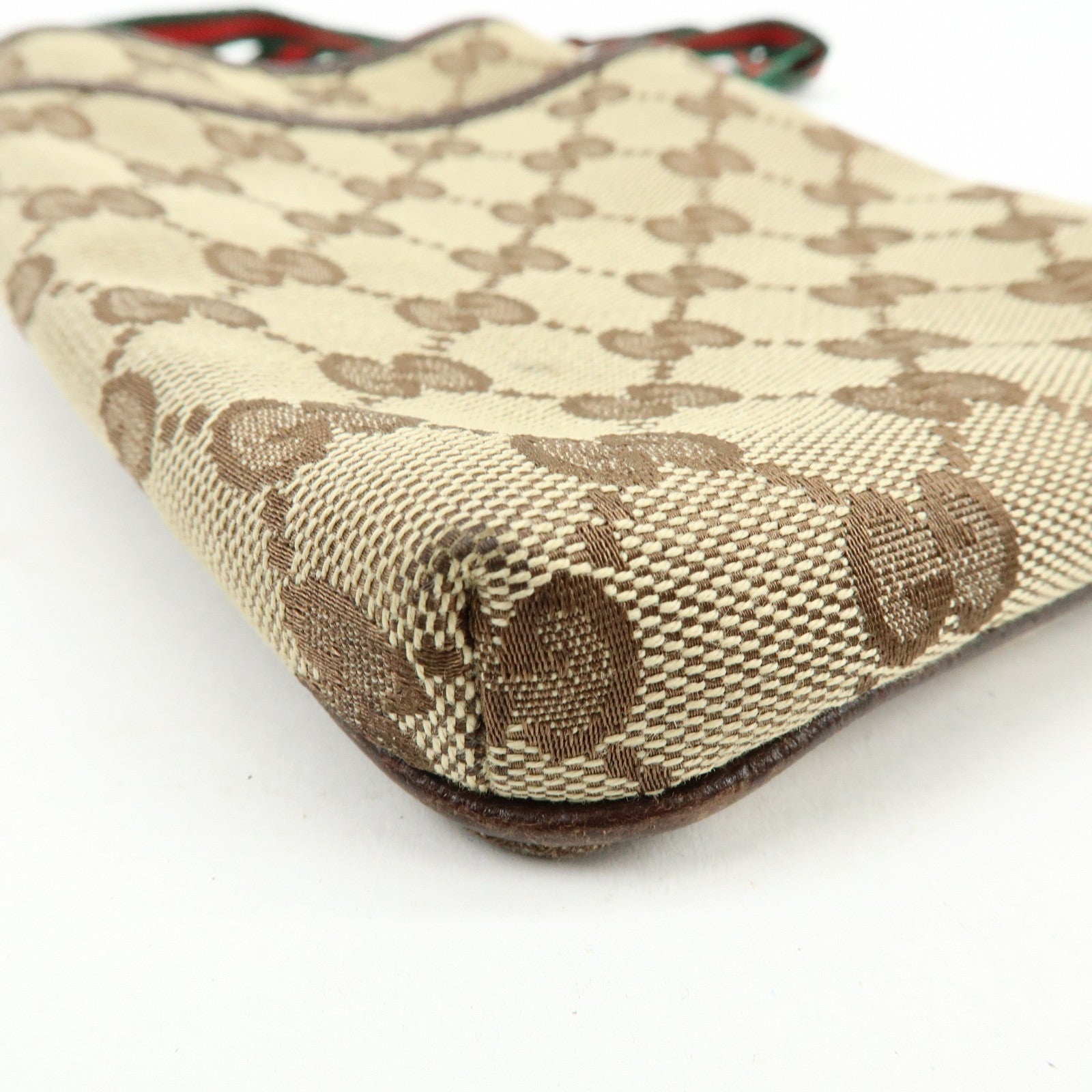 GUCCI Sherry GG Canvas Shoulder Crossbody Bag Beige Brown 141863