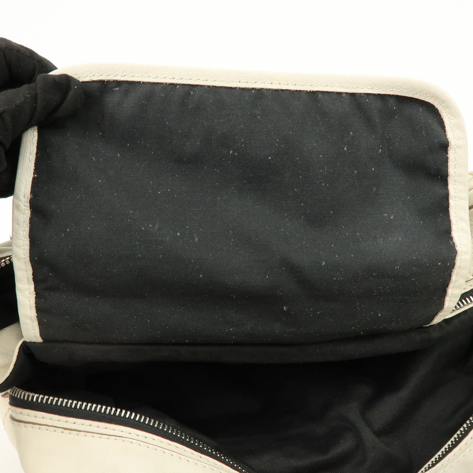 Chloe Betty Leather Shoulder Bag Satchel Bag Ivory