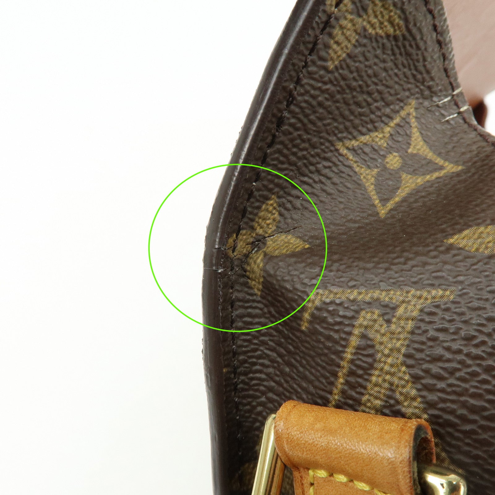 Louis Vuitton Monogram Saint Cloud GM Shoulder Bag Brown M51242