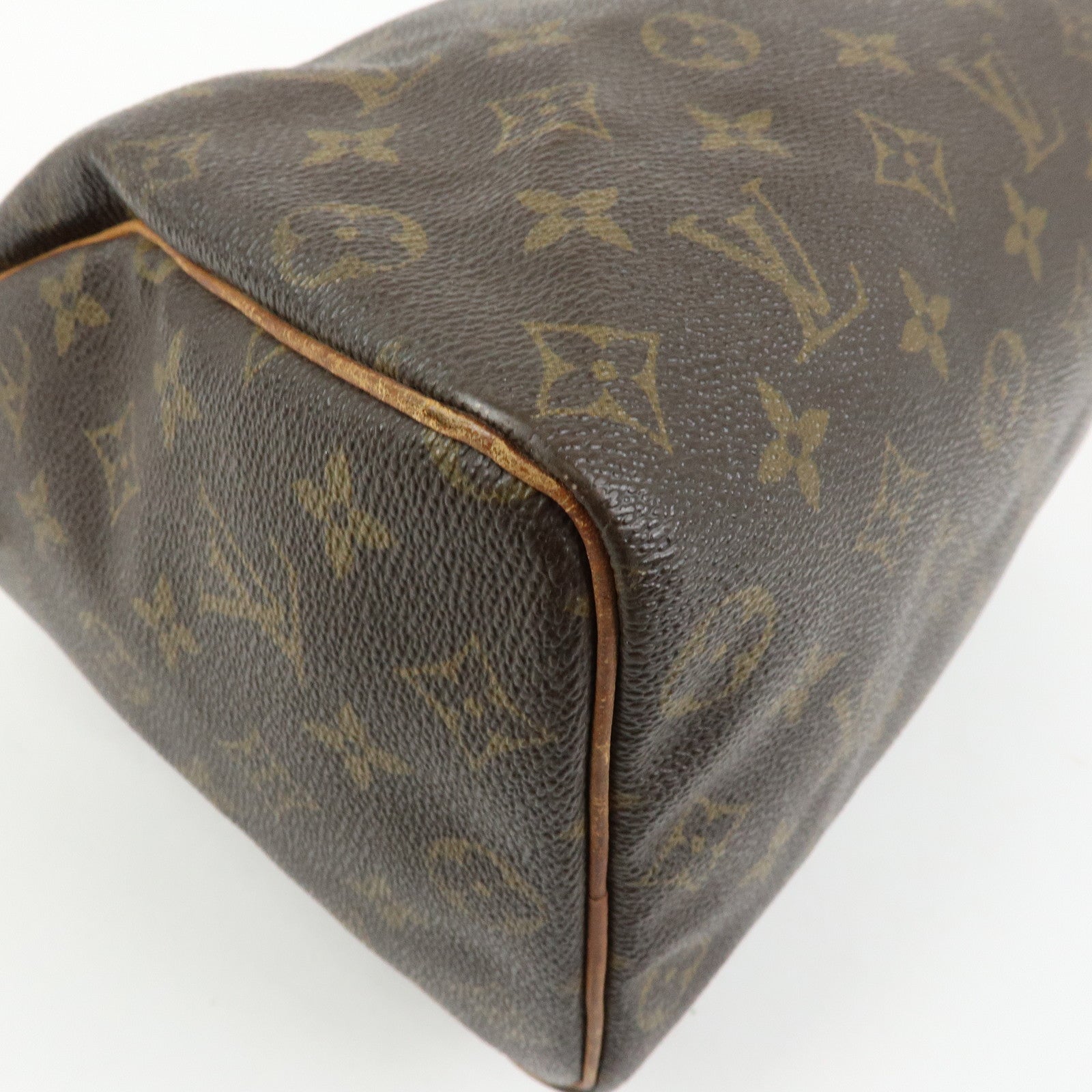 Louis Vuitton Monogram Speedy 25 Boston Bag Hand Bag Brown M41528