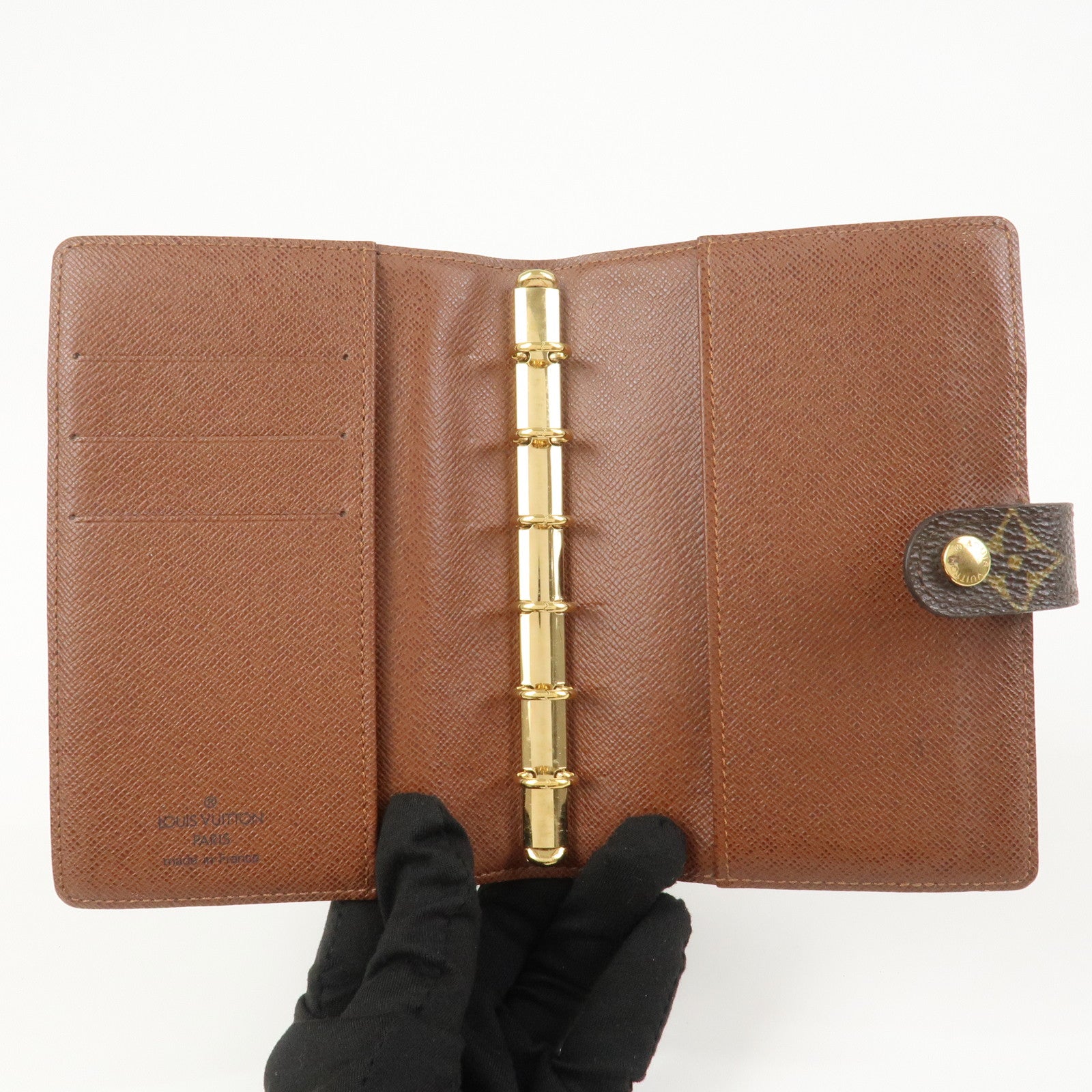 Louis Vuitton Monogram Agenda PM Planner Cover Brown R20005