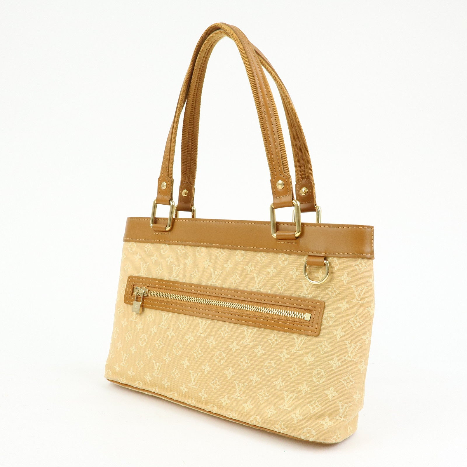 Louis Vuitton Monogram Mini Lucille PM Hand Bag Beige M92684