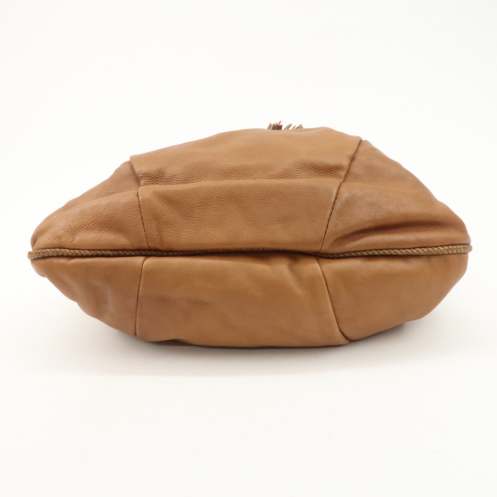 GUCCI Marrakech Leather Shoulder Bag Hand Bag Brown 257029 Used