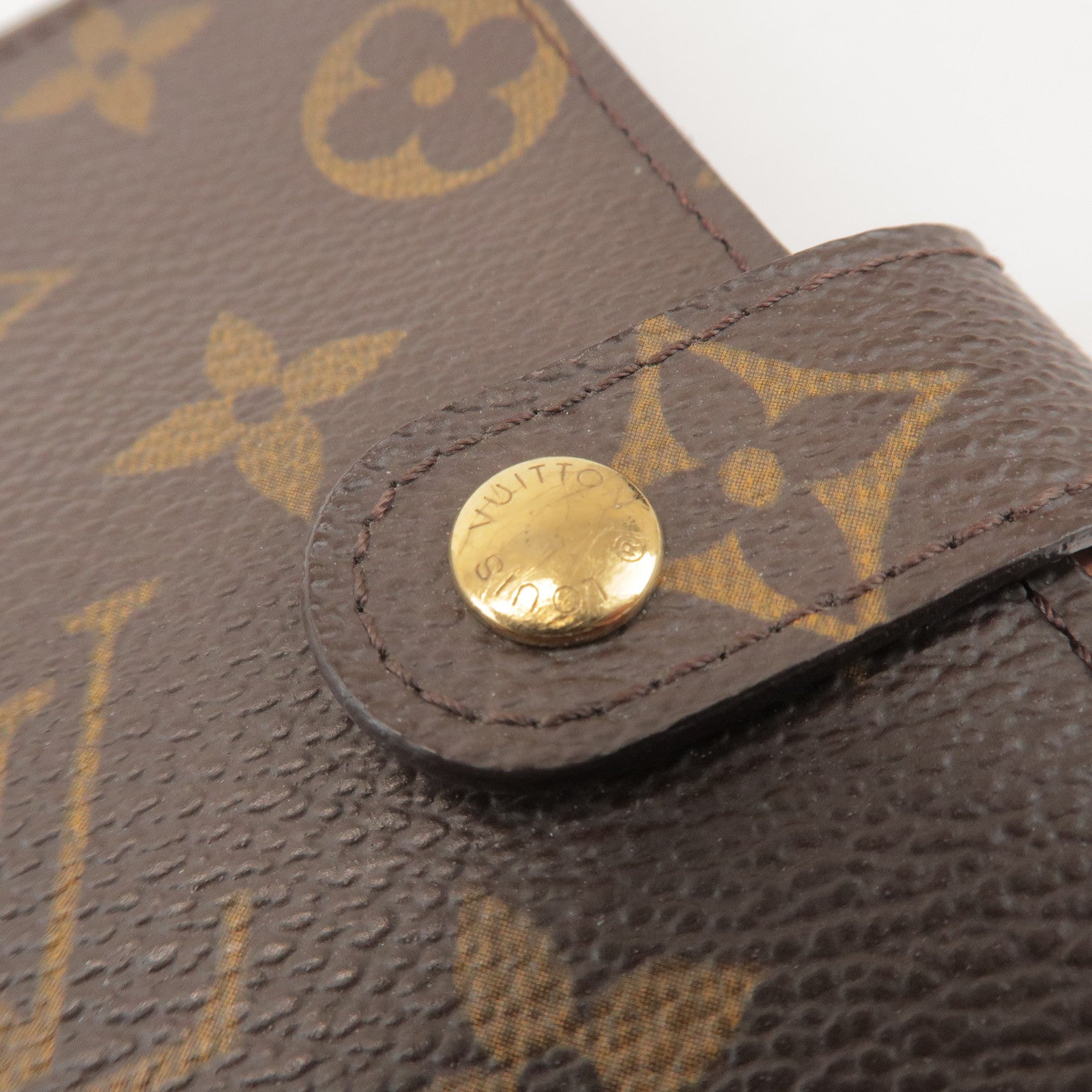 Louis Vuitton Monogram Agenda PM Planner Cover Brown R20005