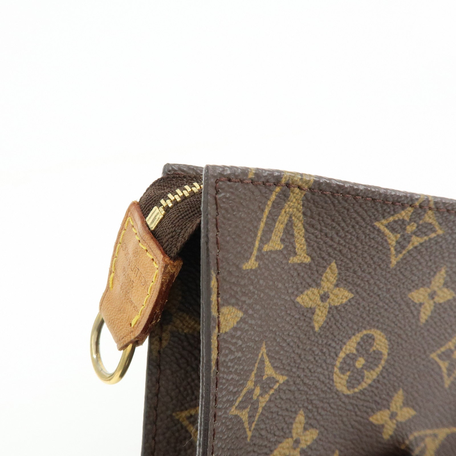 Louis Vuitton Monogram Canvas Pouch for Baguette GM Brown