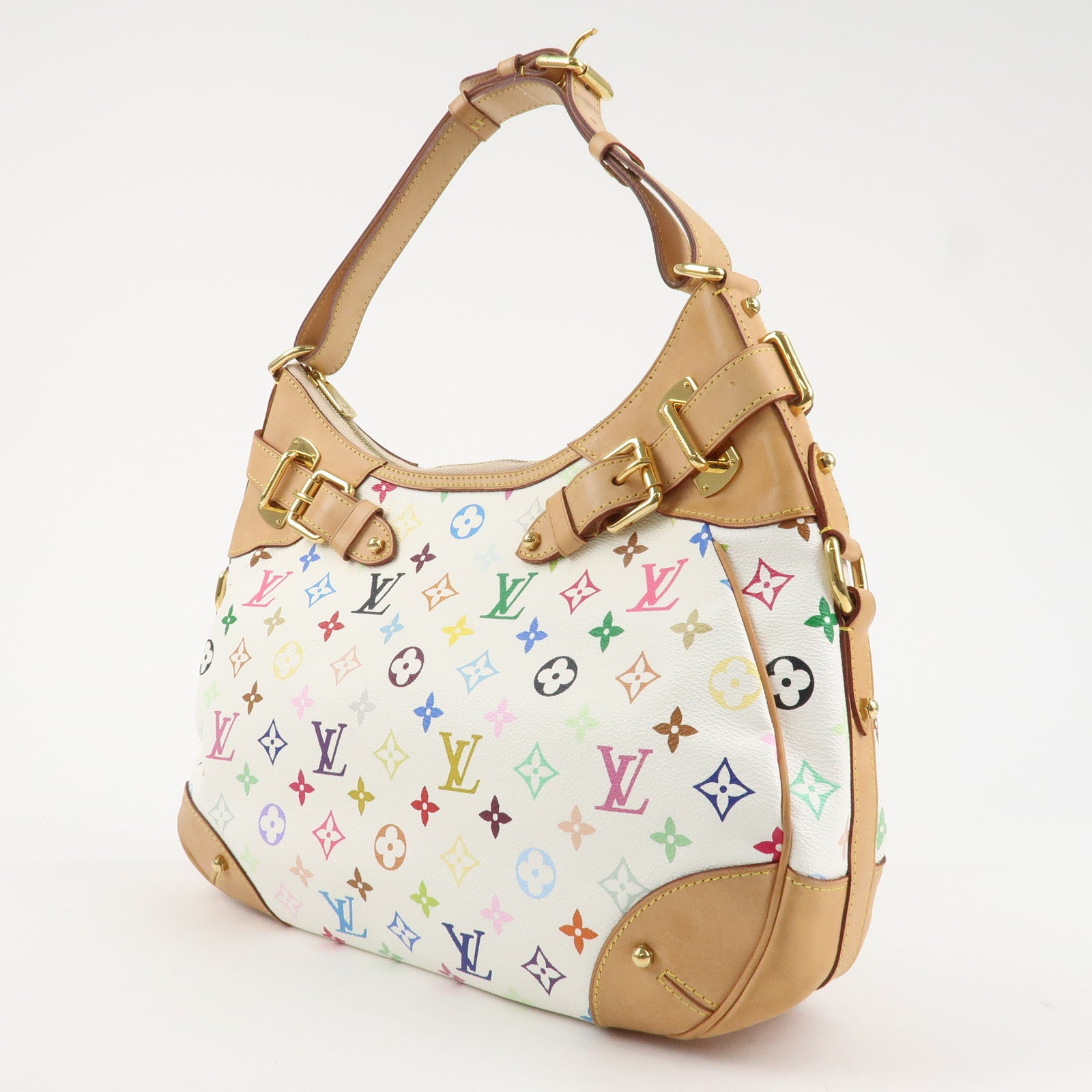 Louis Vuitton Monogram Multicolor Greta Shoulder Bag M40195 Used