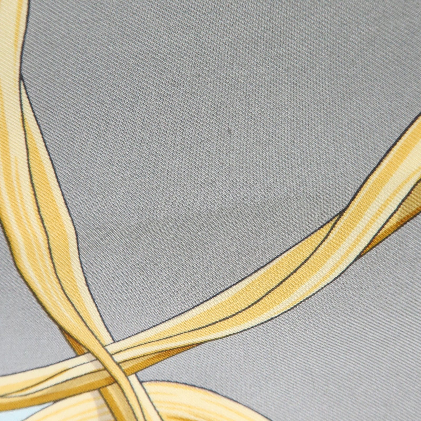 HERMES Carre 90 Silk 100% Scarf CROWN Sky Blue White