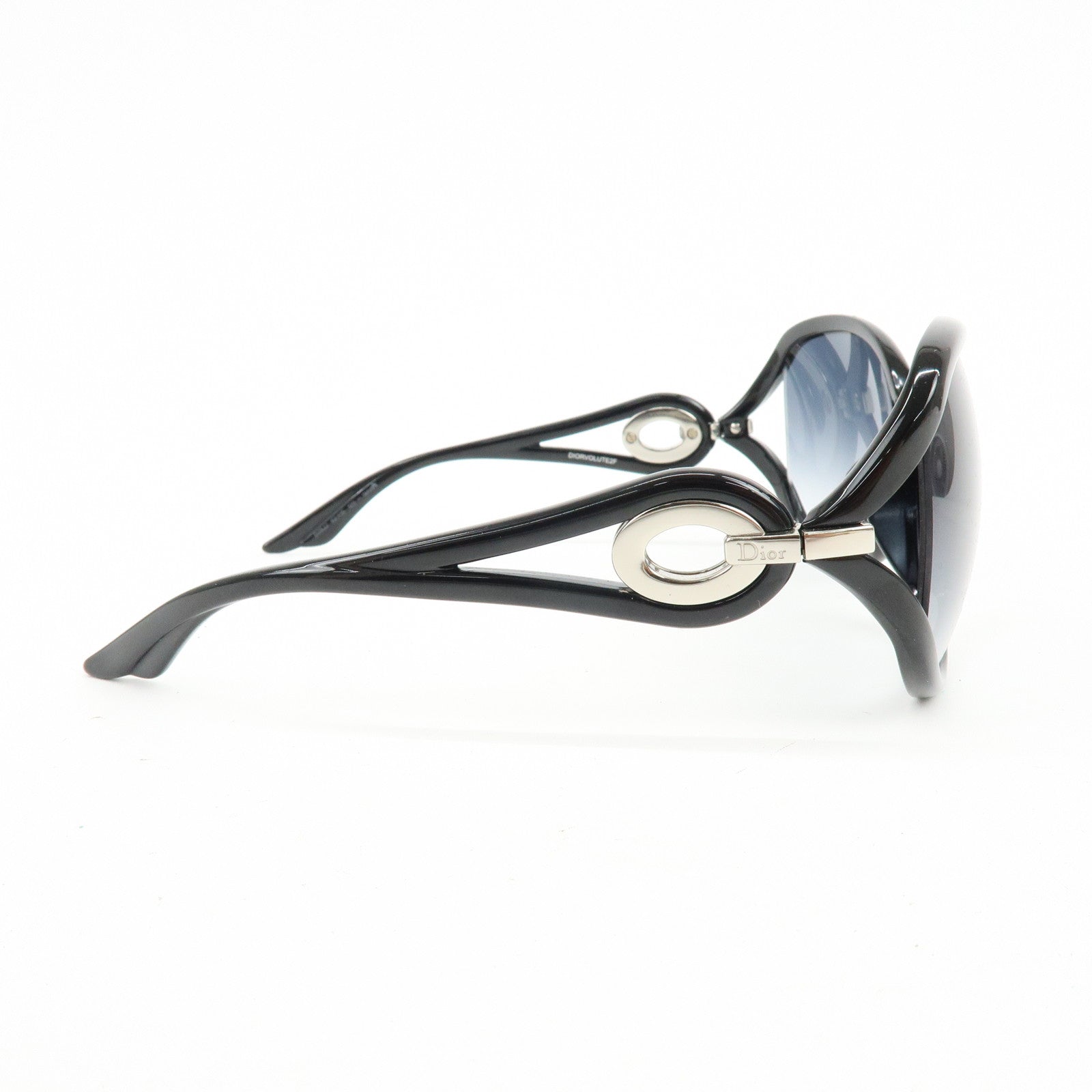 Christian Dior Plastic Sunglasses 62□15 120 Black