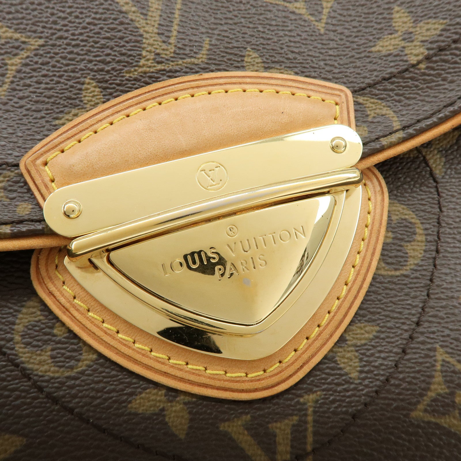 Louis Vuitton Monogram Beverly MM Shoulder Bag Brown M40121