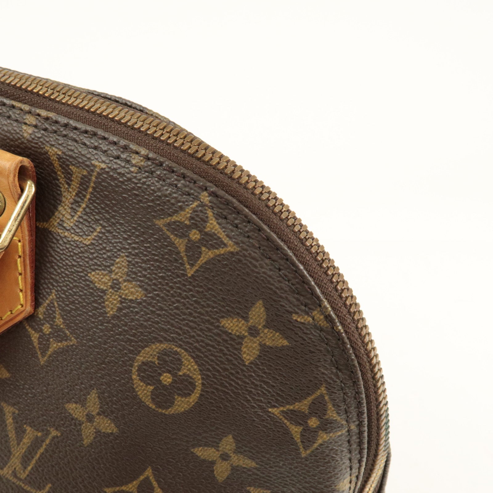 Louis Vuitton Monogram Alma Hand Bag Brown M51130 Used