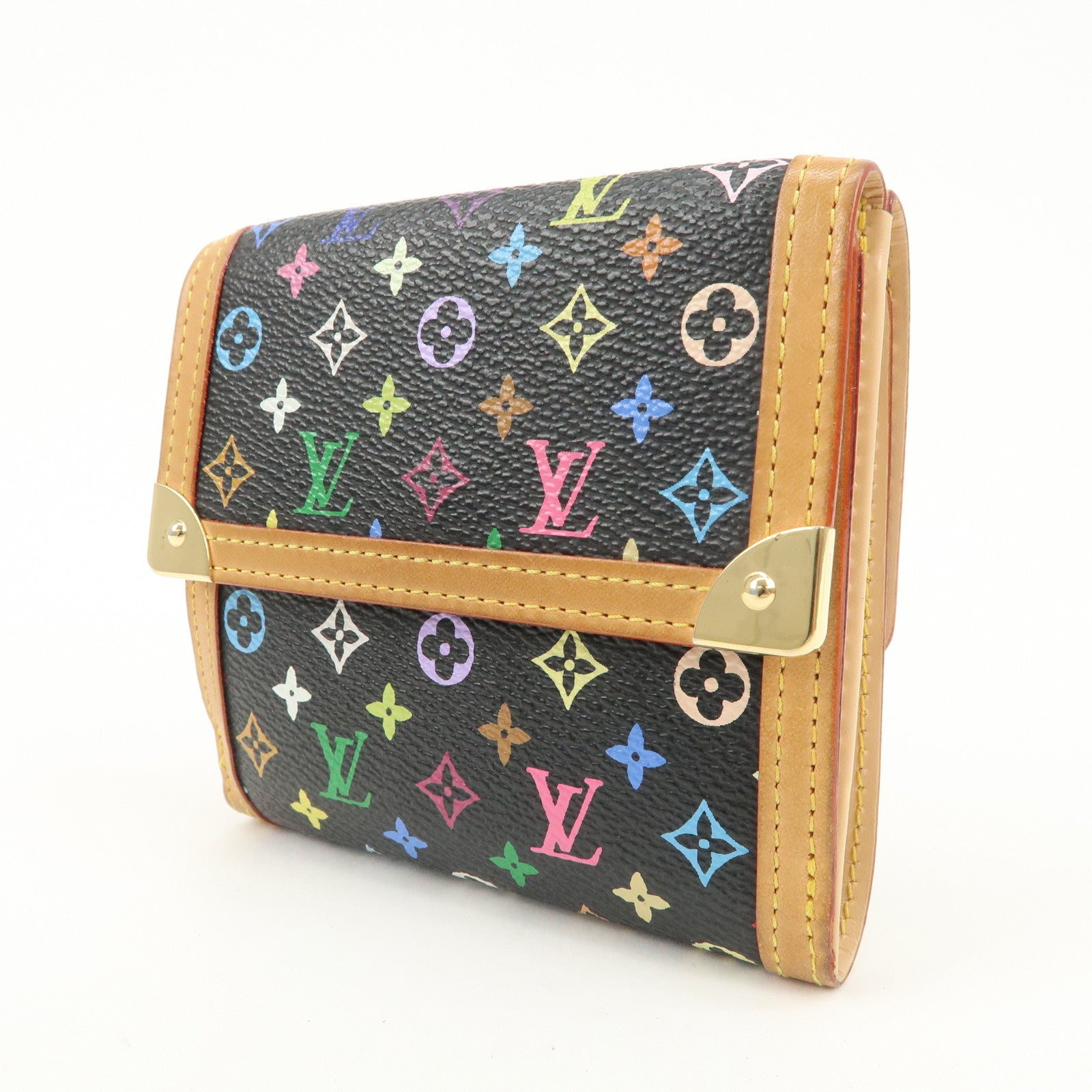 Louis Vuitton Monogram Porte Monnaie Billets Carte Credit M92984 Used