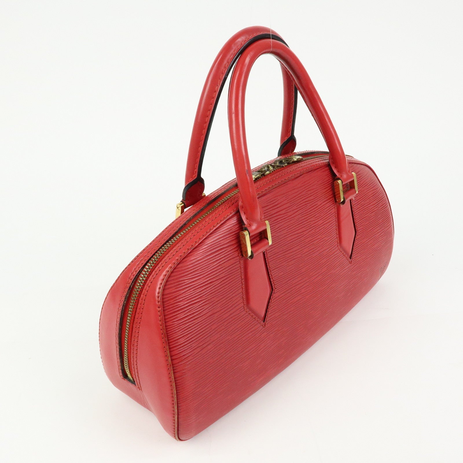 Louis Vuitton Epi Leather Jasmine Hand Bag Castilian Red M52087
