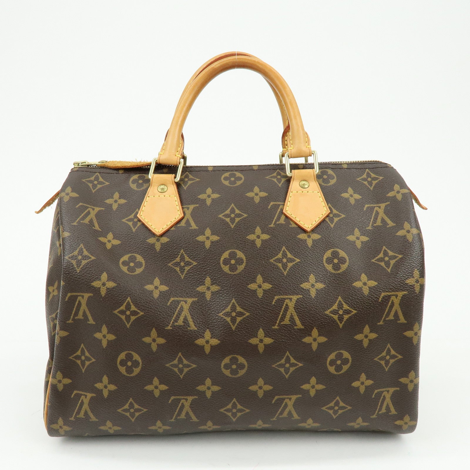 Louis Vuitton Monogram Speedy 30 Boston Bag Hand Bag Brown M41526