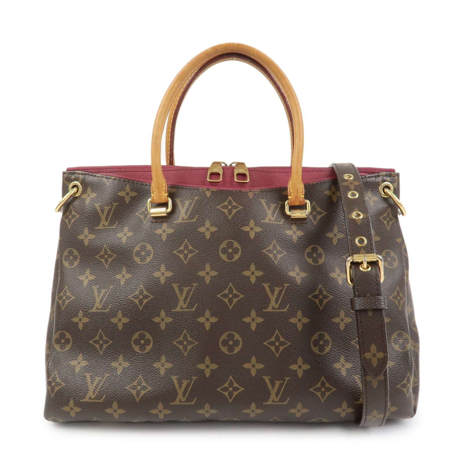Louis Vuitton Monogram Pallas 2Way Hand Bag Aurore M40906