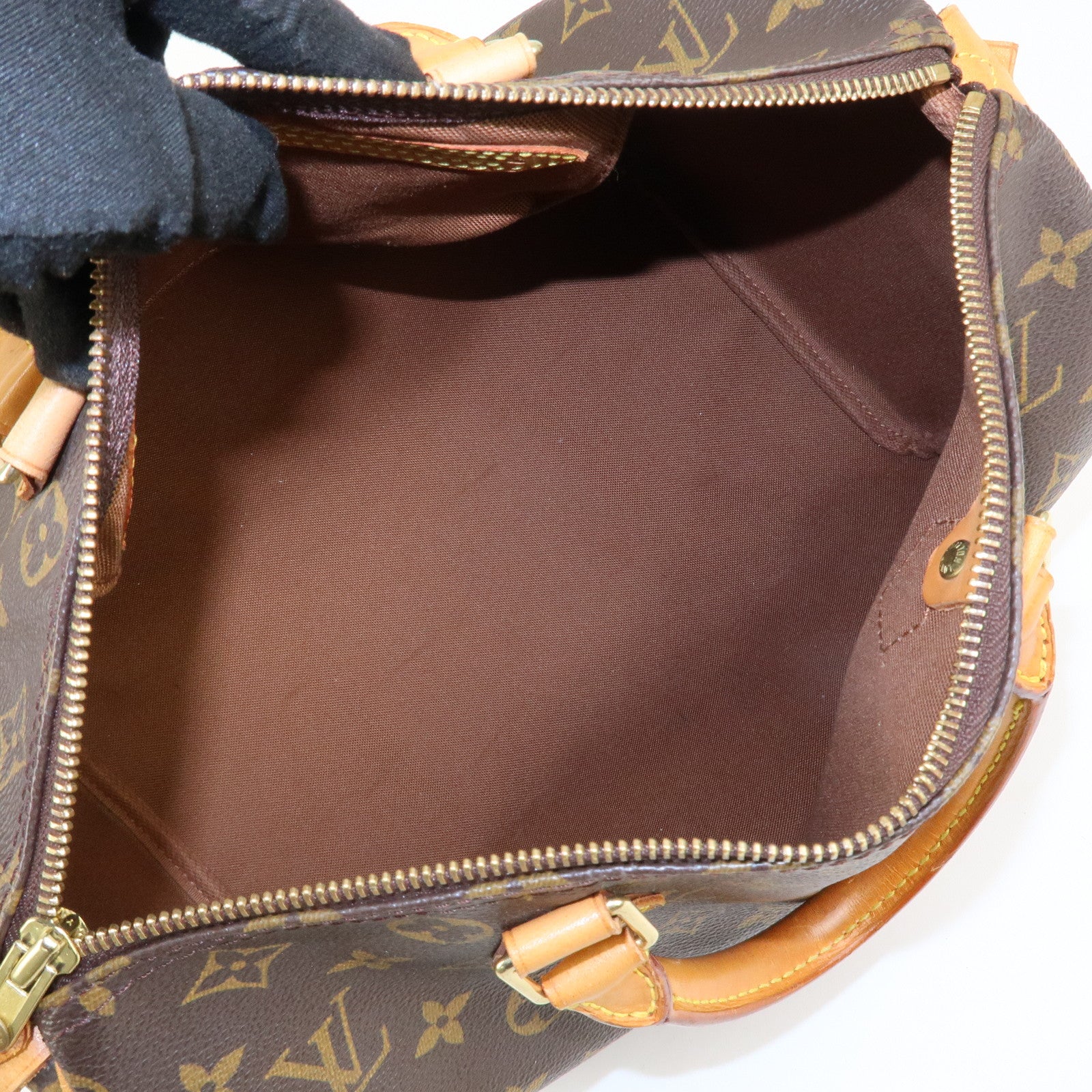 Louis Vuitton Monogram Speedy 30 Hand Bag Boston Bag M41526 Used