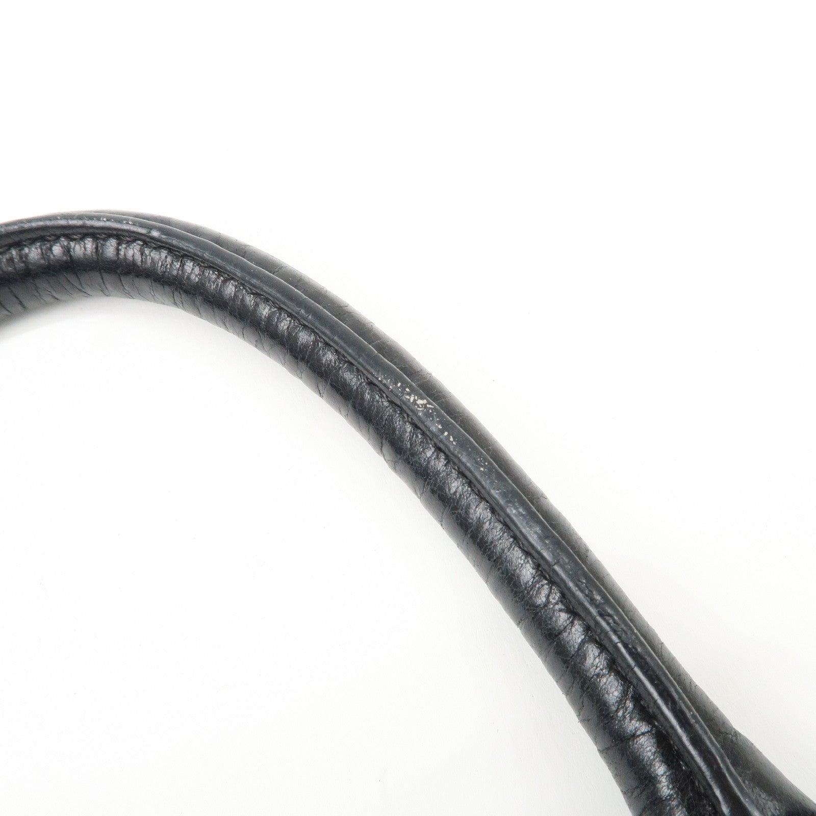 MIU MIU Patent Leather 2Way Tote Bag Shoulder Bag Black RT0383