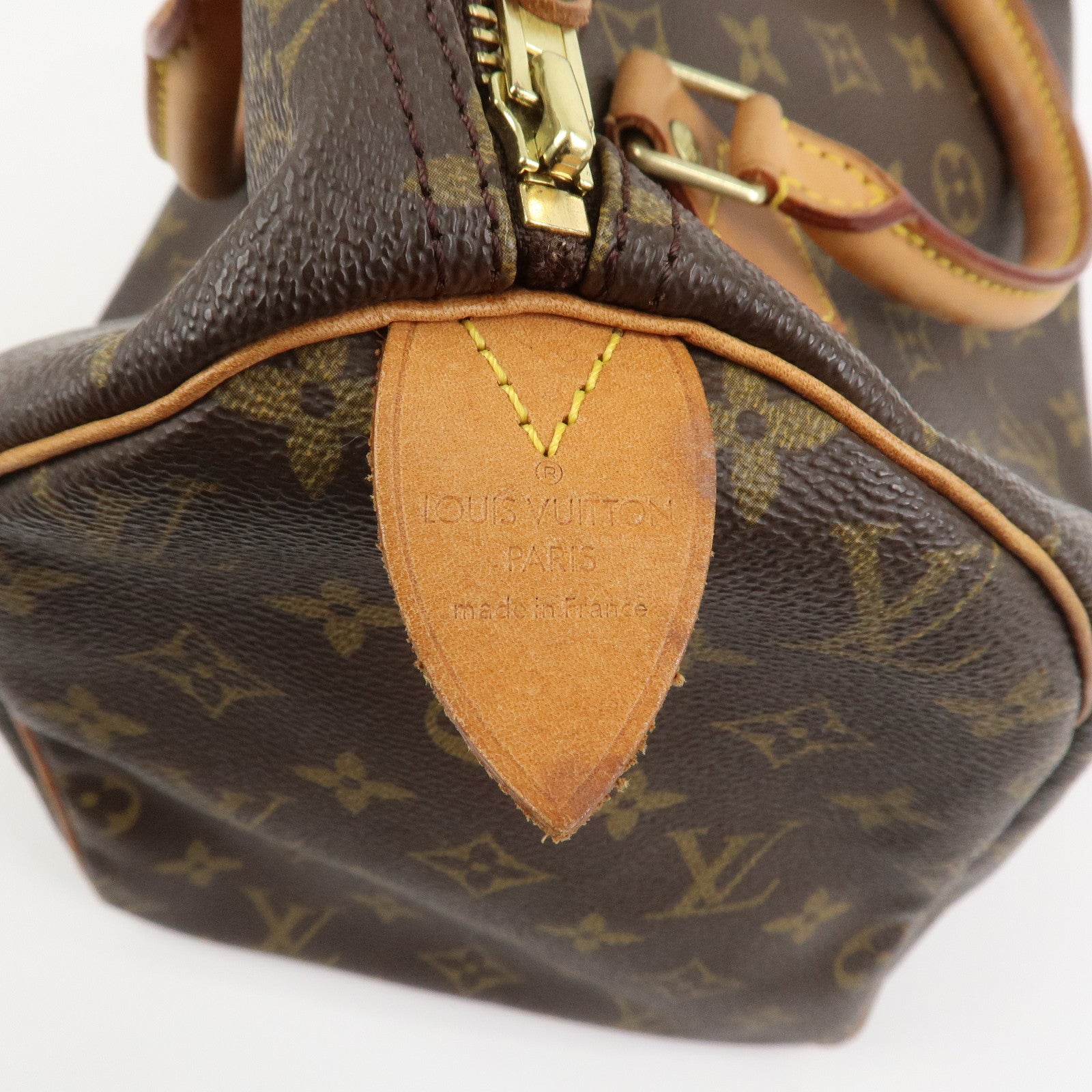 Louis Vuitton Monogram Speedy 30 Boston Bag Hand Bag Brown M41526