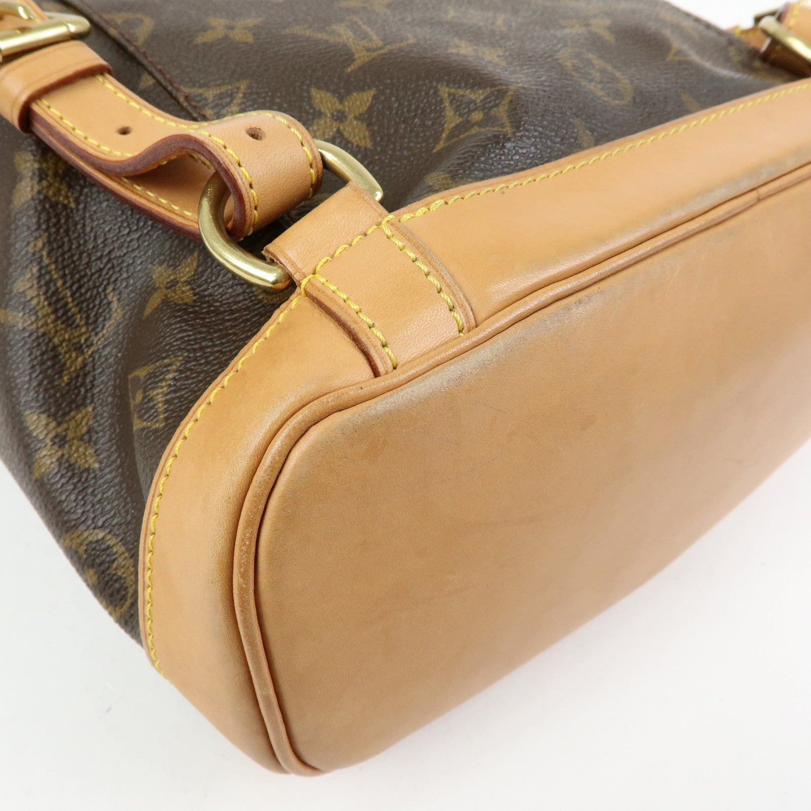 Louis Vuitton Monogram Montsouris MM Backpack Rucksack Brown M51136