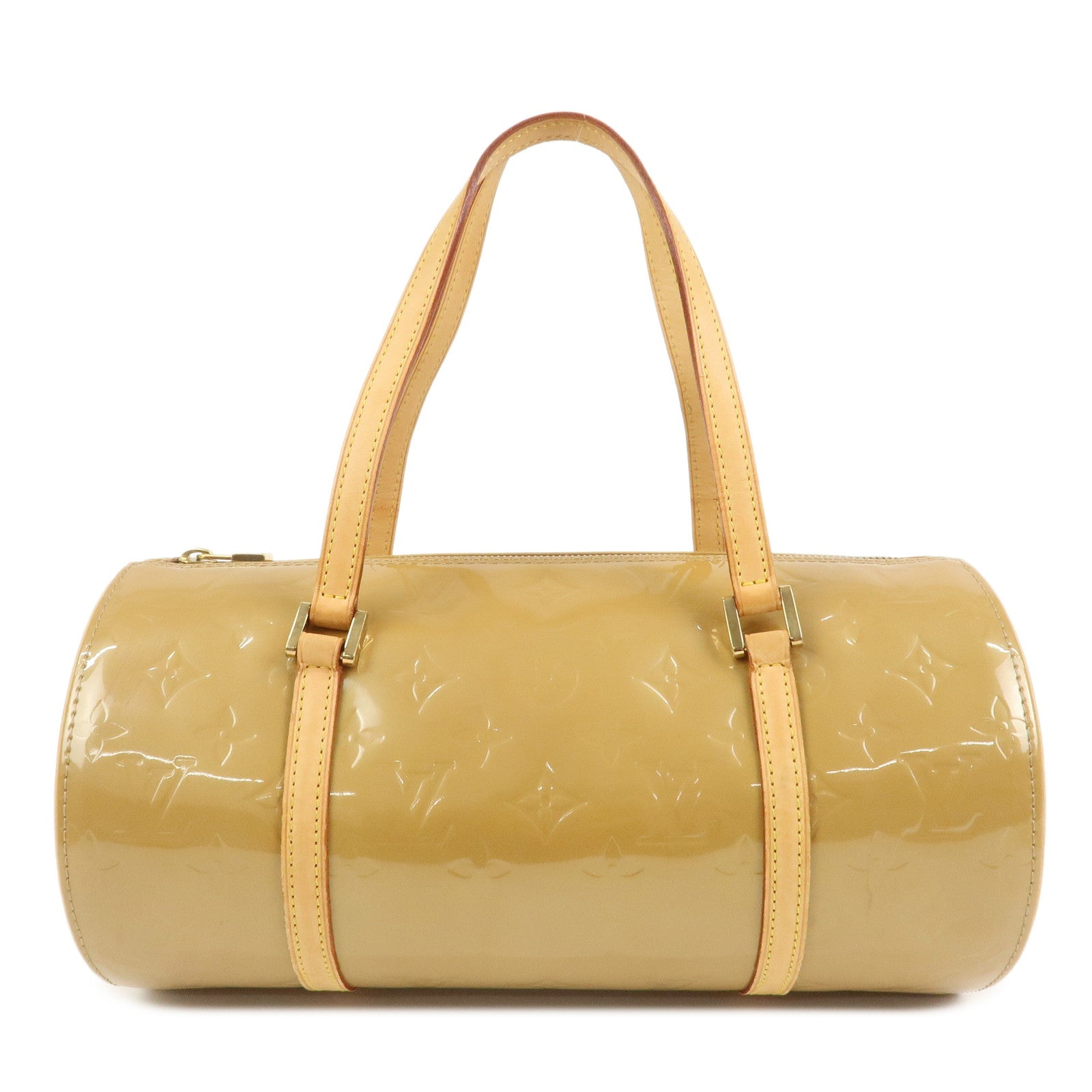 Louis Vuitton Monogram Vernis Bedford Hand Bag Beige M91006