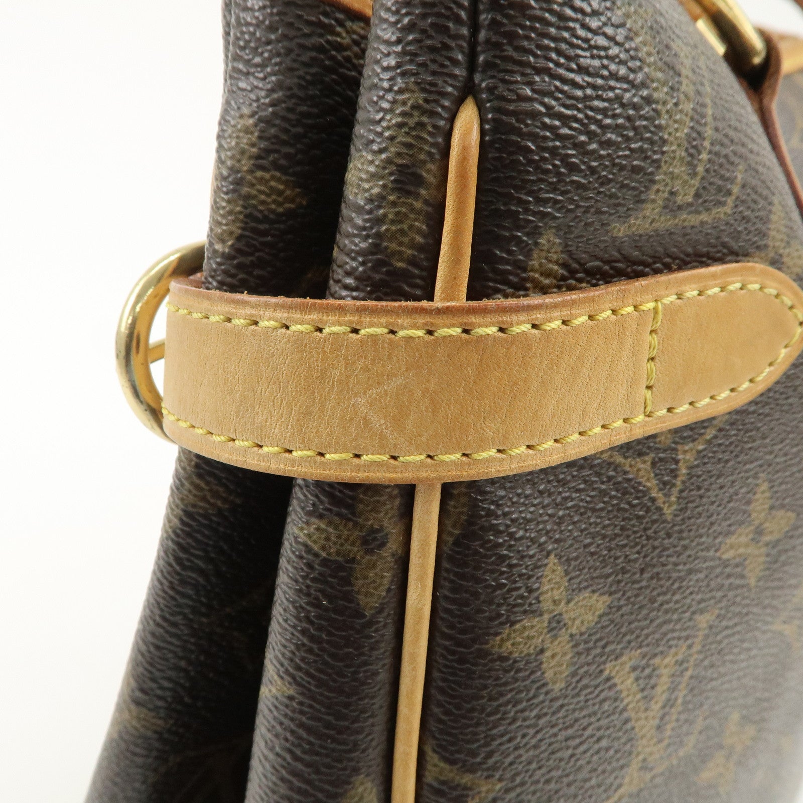 Louis Vuitton Monogram Batignolles Vertical Tote Bag Brown M51153 Used