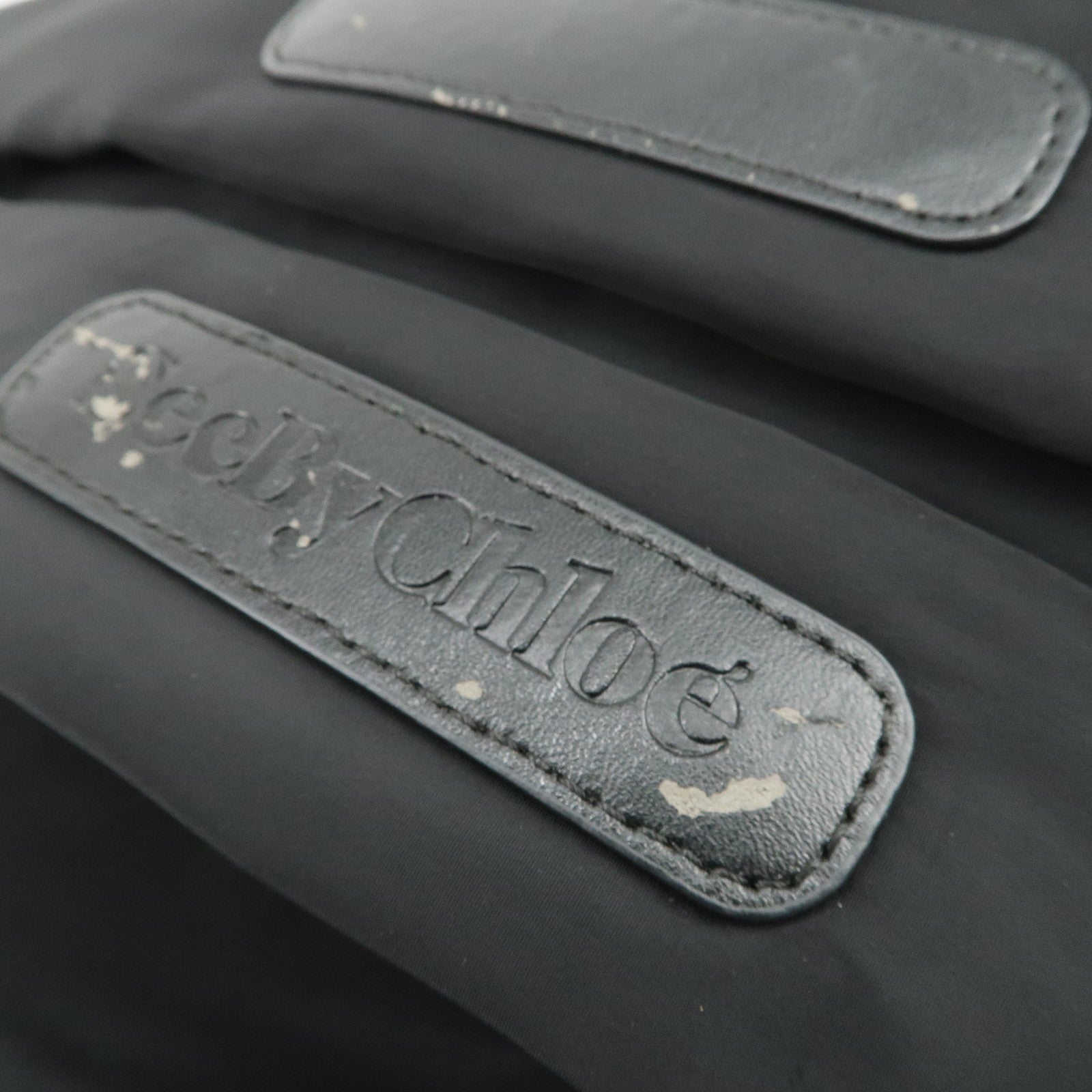 Chloe See by Chloe Nylon Backpack Rucksuck Black