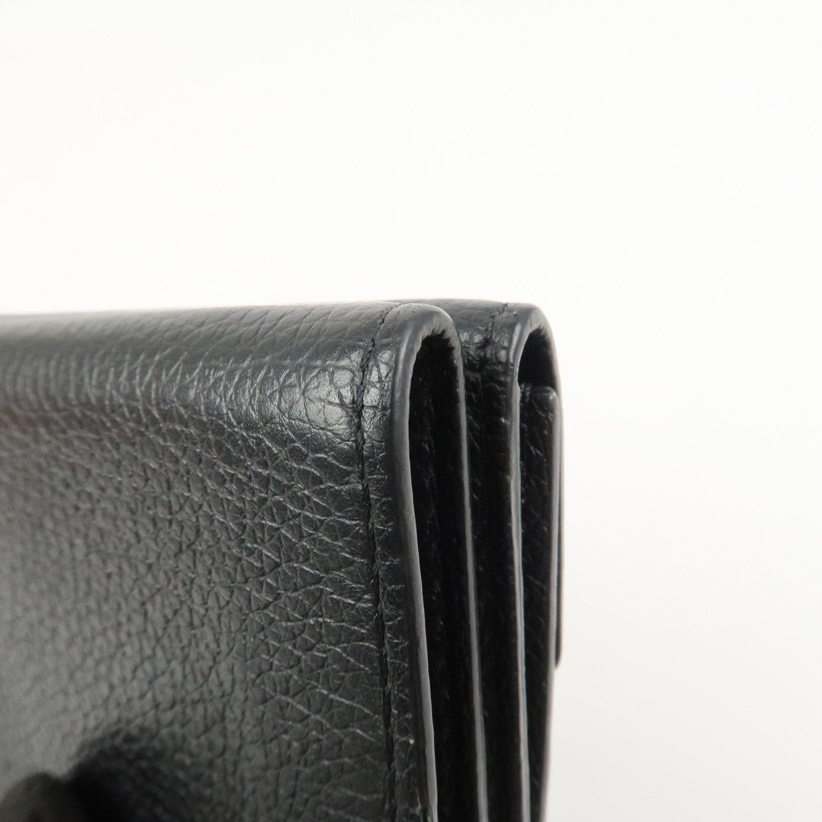 Louis Vuitton Portefeuille Lock Mini Compact Wallet Noir M63921