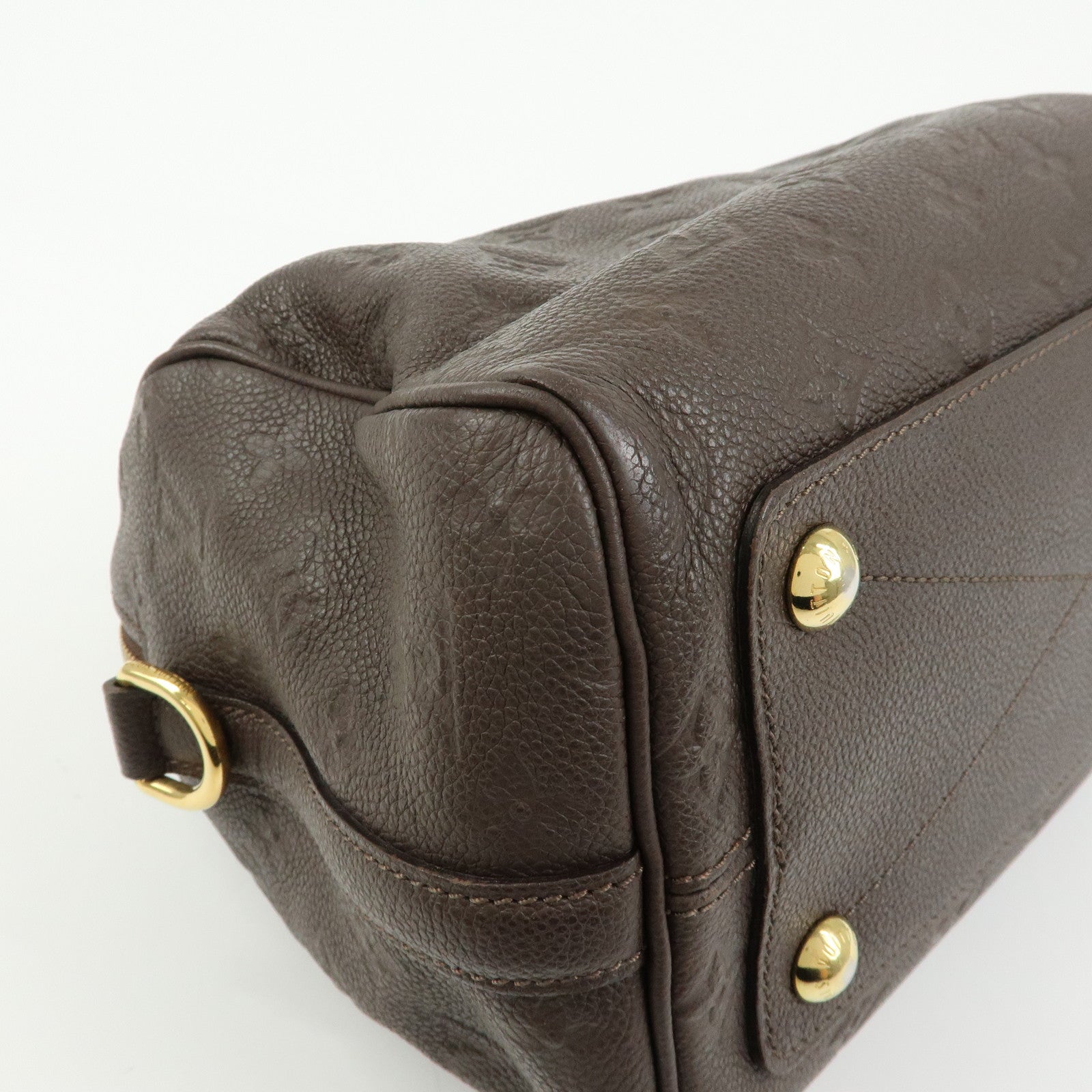 Louis Vuitton Monogram Empreinte Speedy Bandouliere 25 Terre M40761