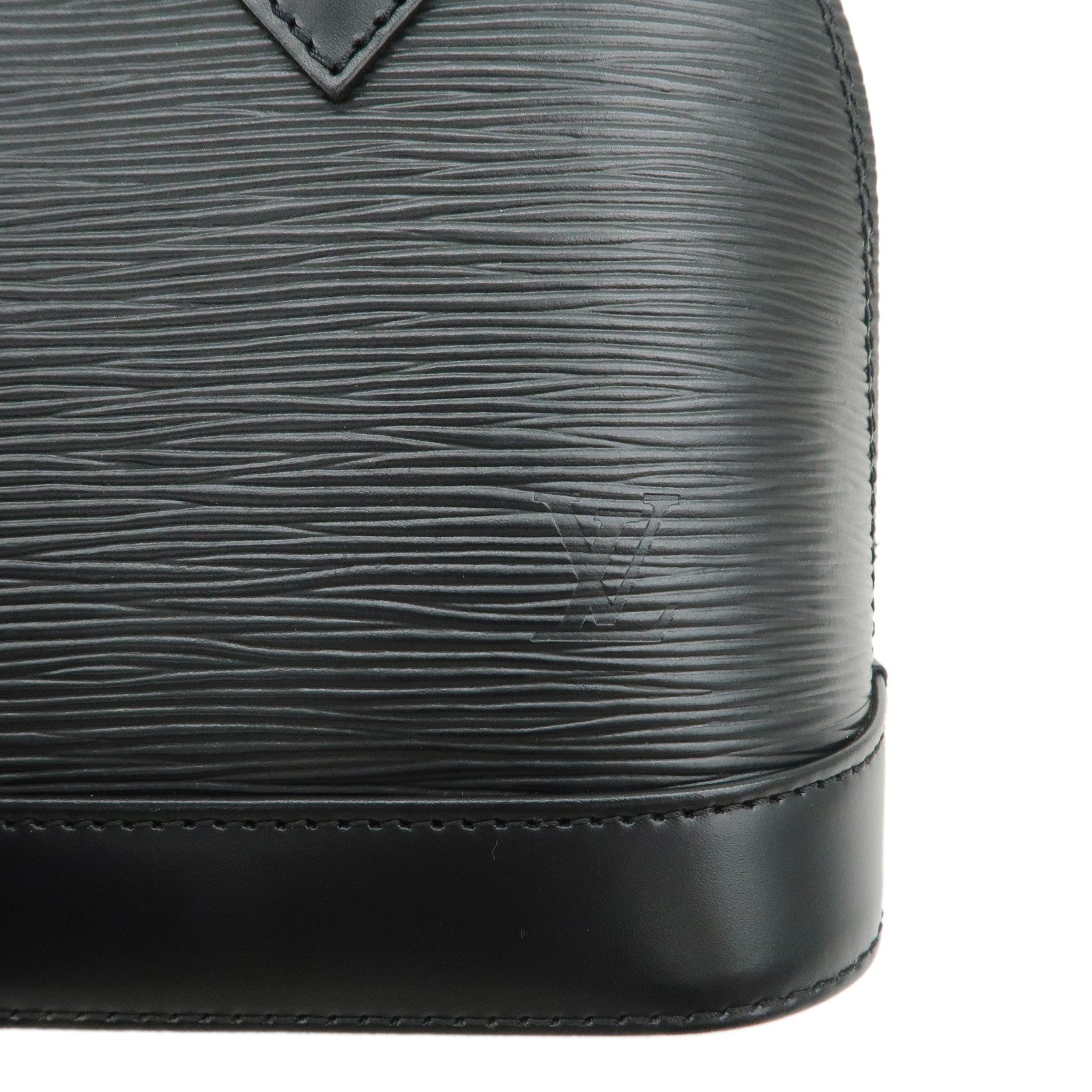 Louis Vuitton Epi Alma BB 2Way Hand Shoulder Bag Noir Black M40862