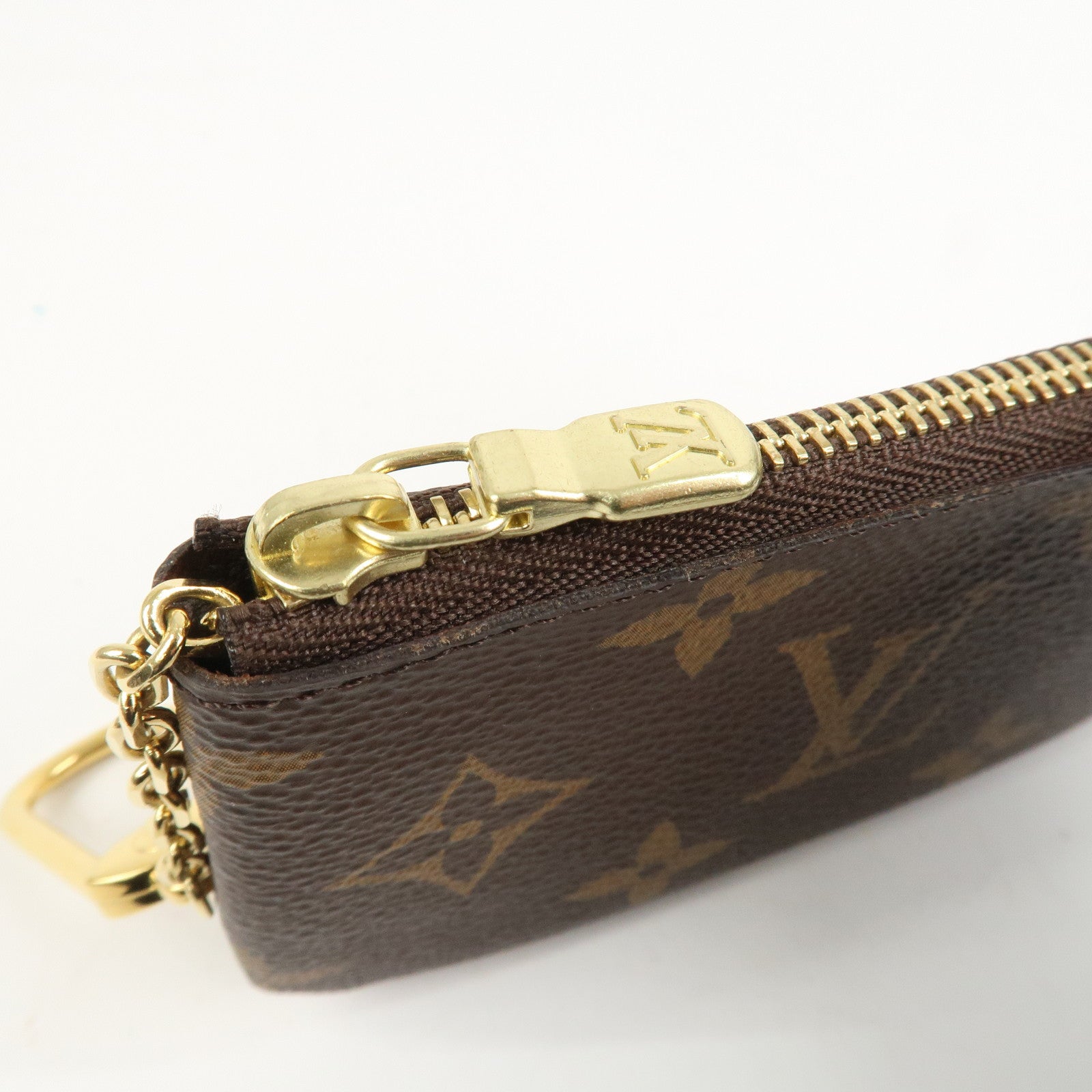 Louis Vuitton Monogram Pochette Cles Coin Case Key Case M62650