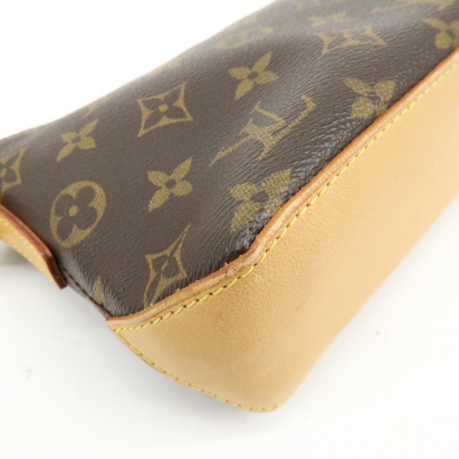 Louis Vuitton Monogram Trotteur Canvas Shoulder Bag Brown M51240