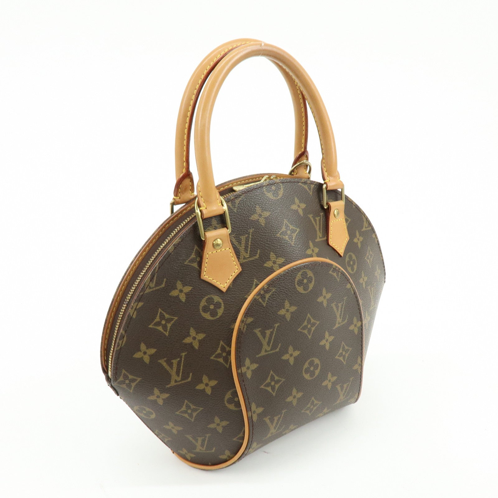 Louis Vuitton Monogram Ellipse PM Hand Bag Brown M51127
