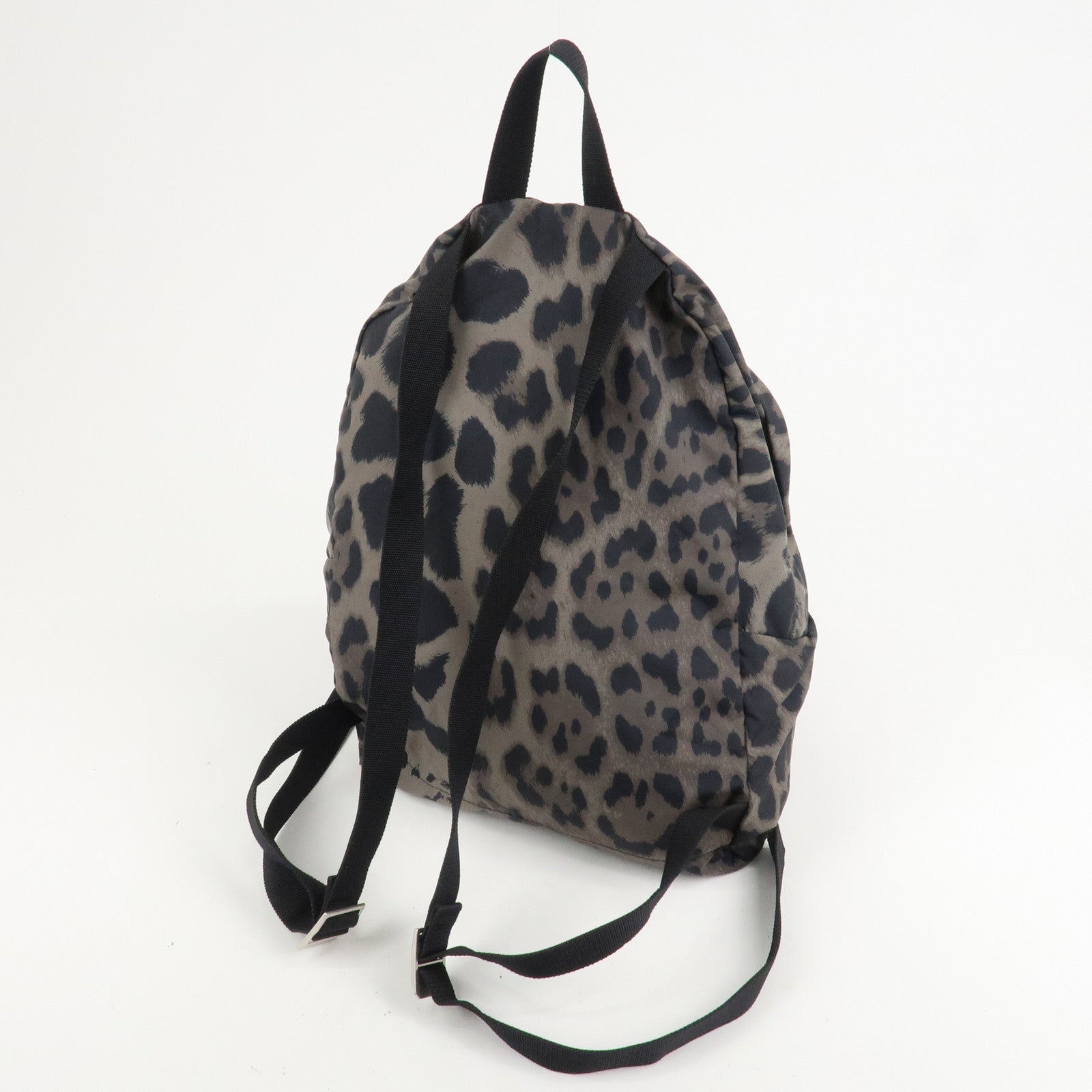 SAINT LAURENT PARIS Nylon Leather Foldable Backpack Bodybag Black 524974