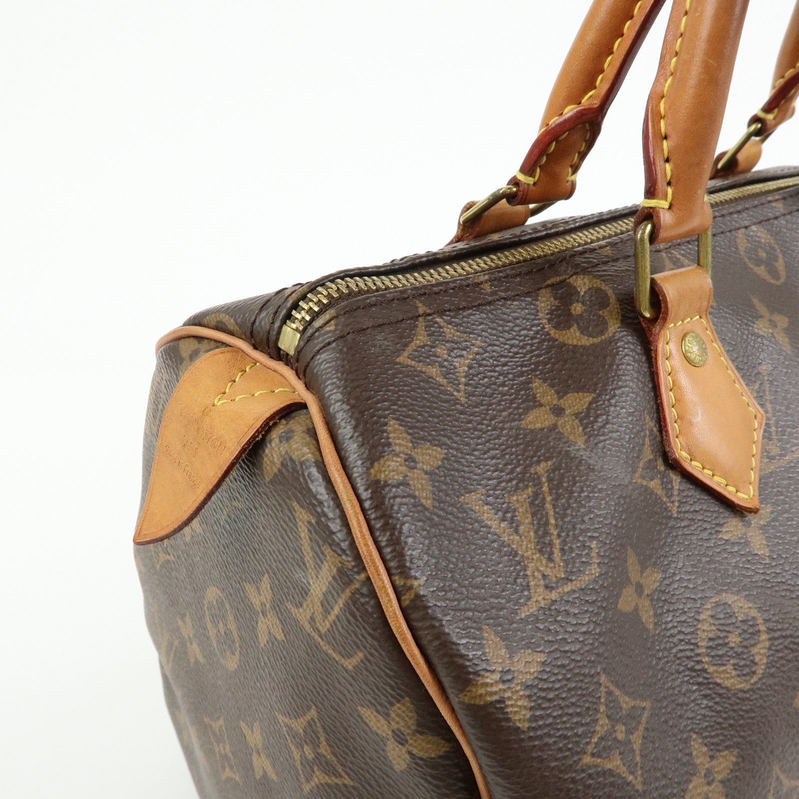 Louis Vuitton Monogram Speedy 30 Boston Bag Hand Bag Brown M41108
