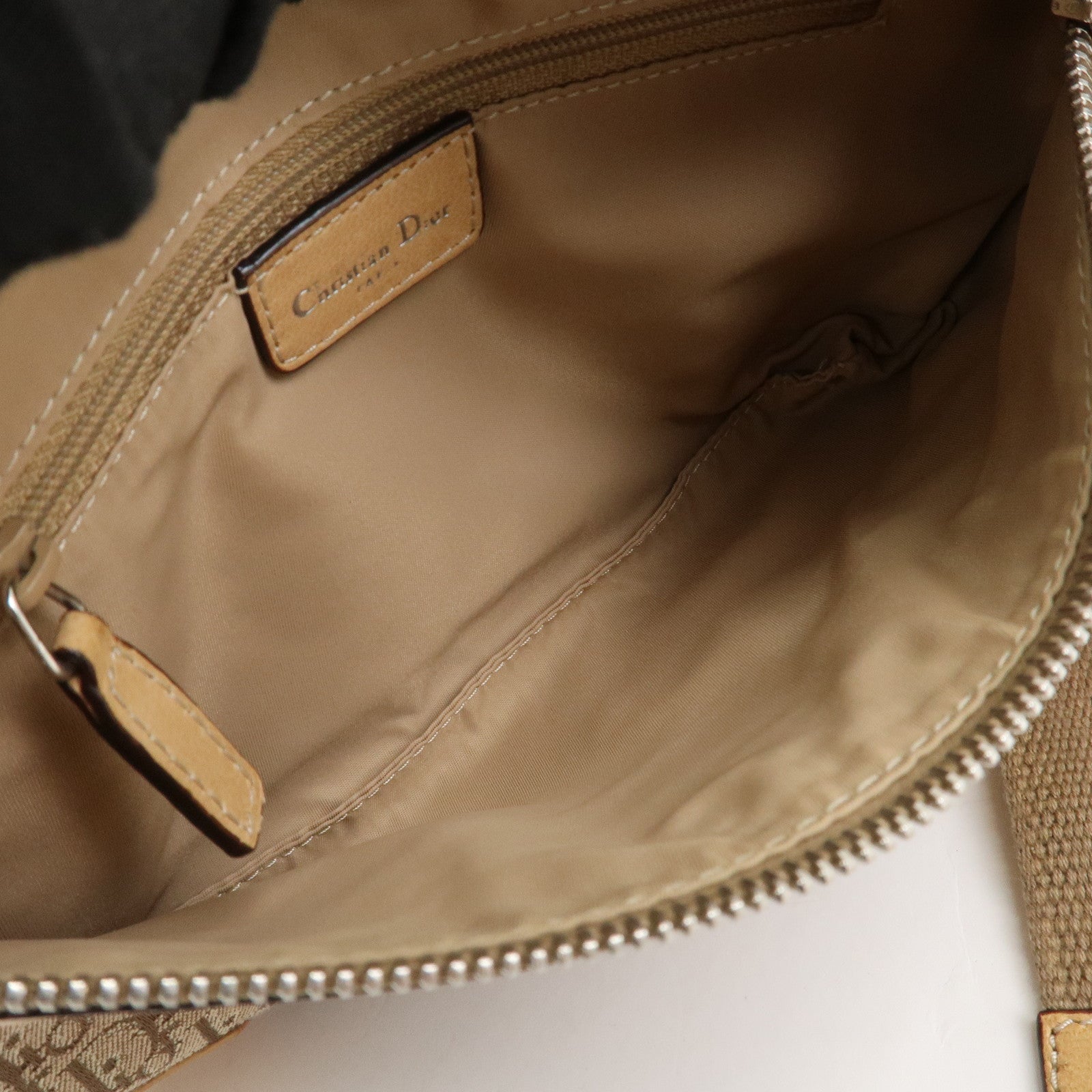 Christian Dior Street Chic Trotter Shoulder Bag Crossbody Bag Brown