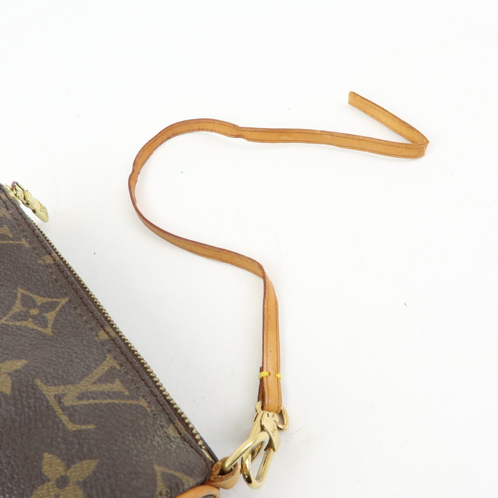 Louis Vuitton Monogram Set of 2 Pouch for Papillon Bag Brown Used