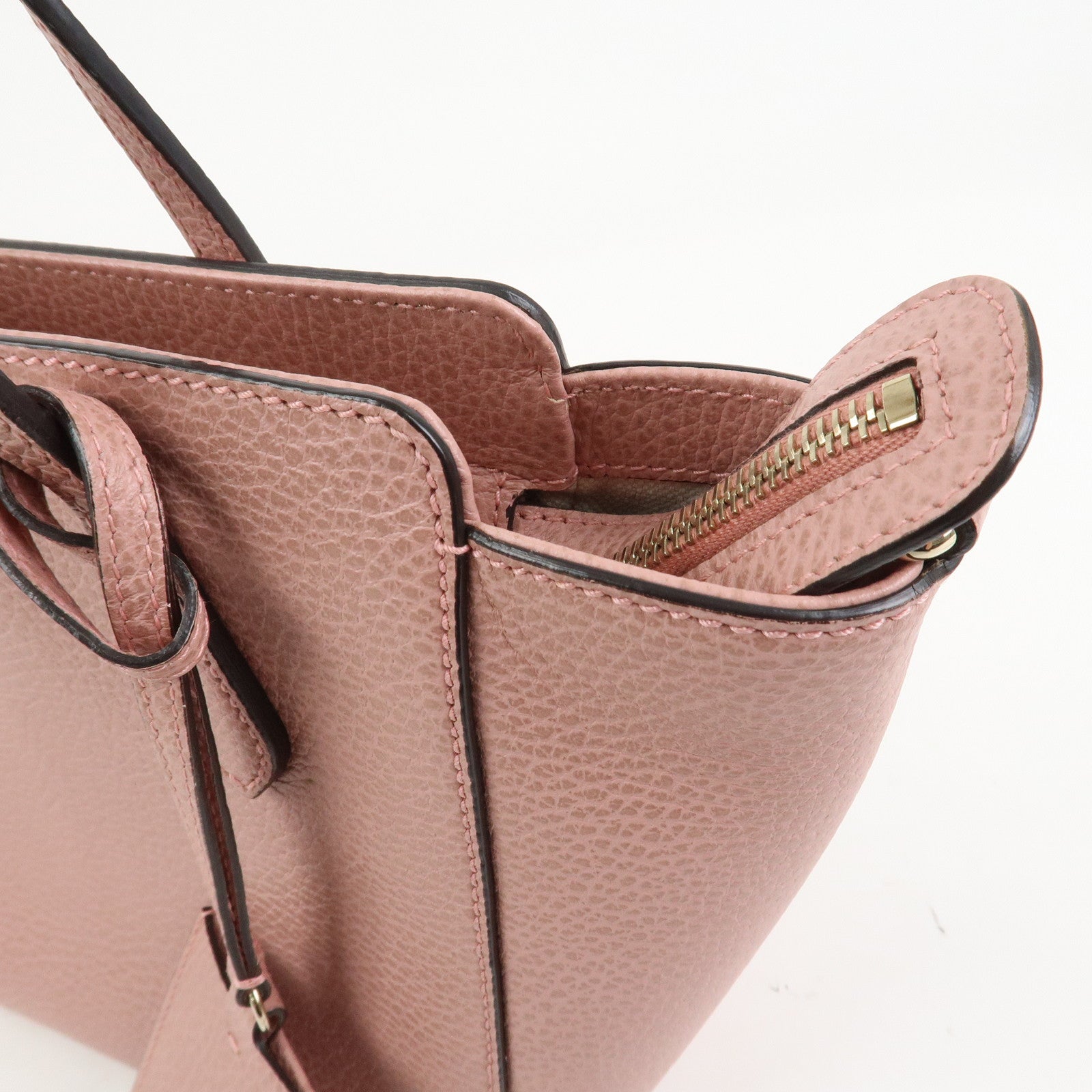 GUCCI Swing Mini 2Way Bag Hand Bag Shoulder Bag Pink 368827