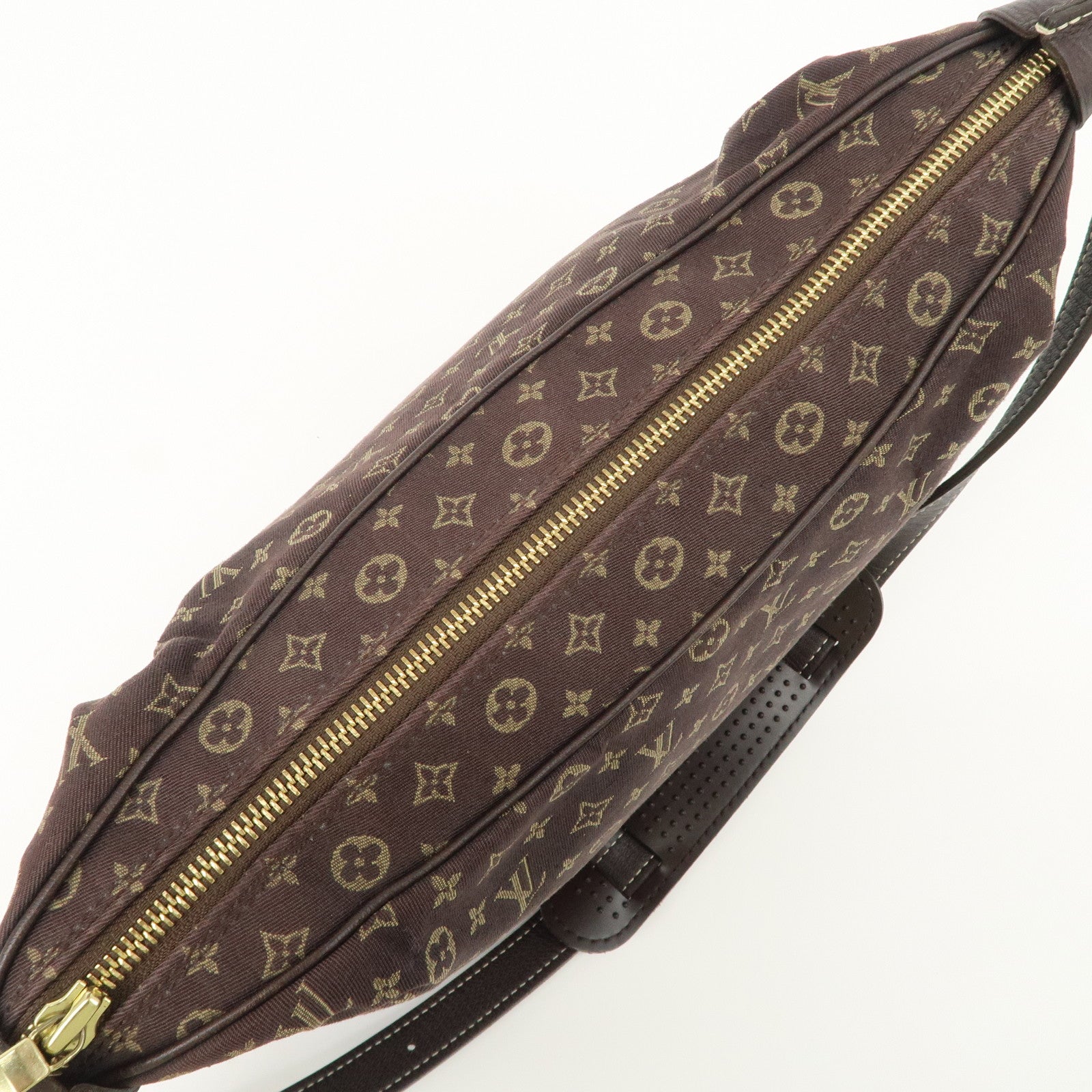 Louis Vuitton Monogram Mini Lin Boulogne Shoulder Bag Ebene M95225 Used