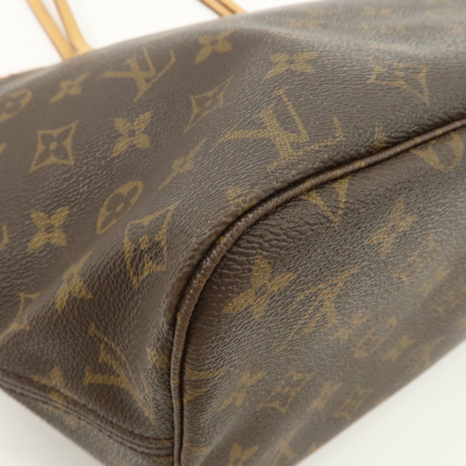 Louis Vuitton Monogram Neverfull MM Tote Bag Shoulder Bag Brown M40156