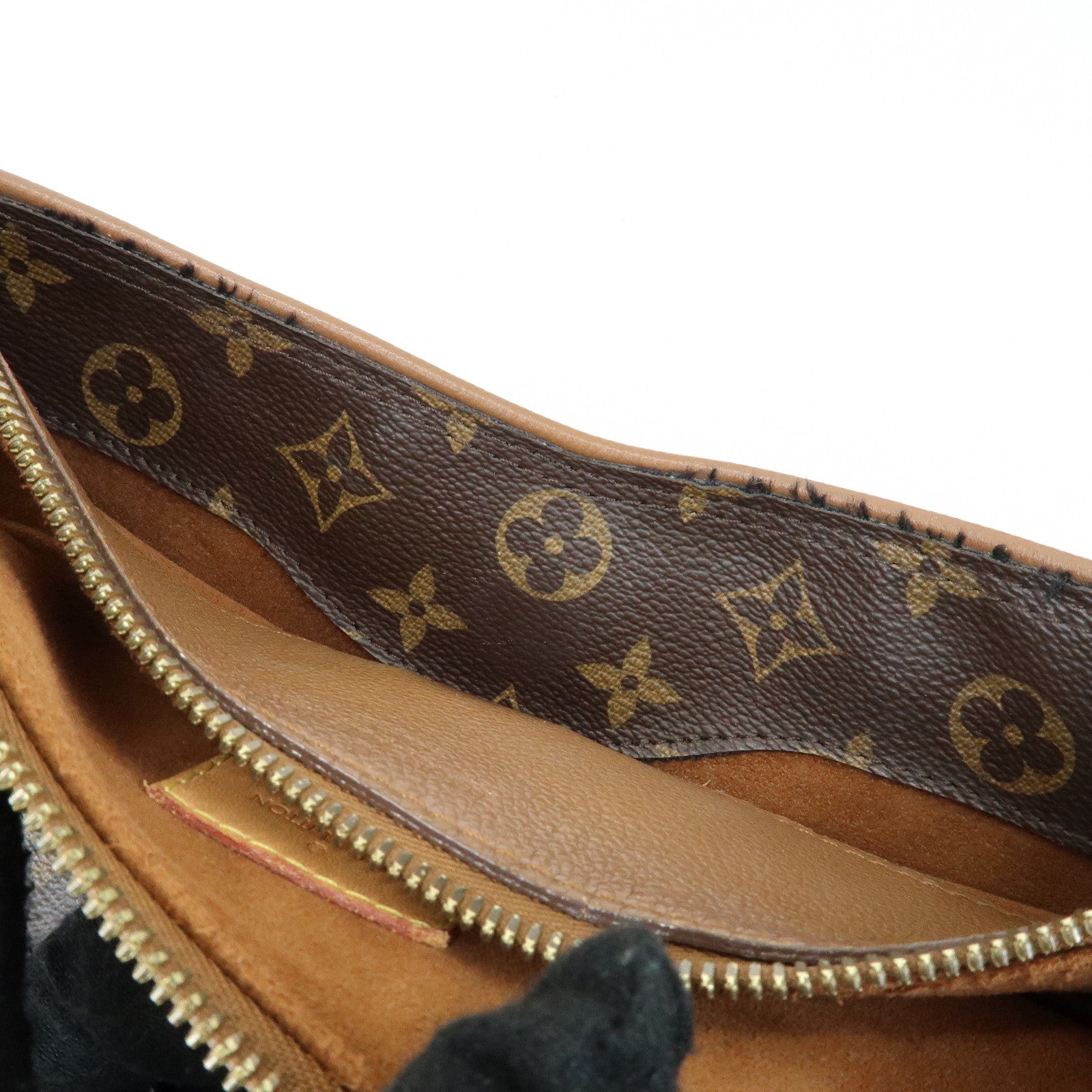 Louis Vuitton Monogram Pallas Hand Bag Shoulder Bag Avana M40907