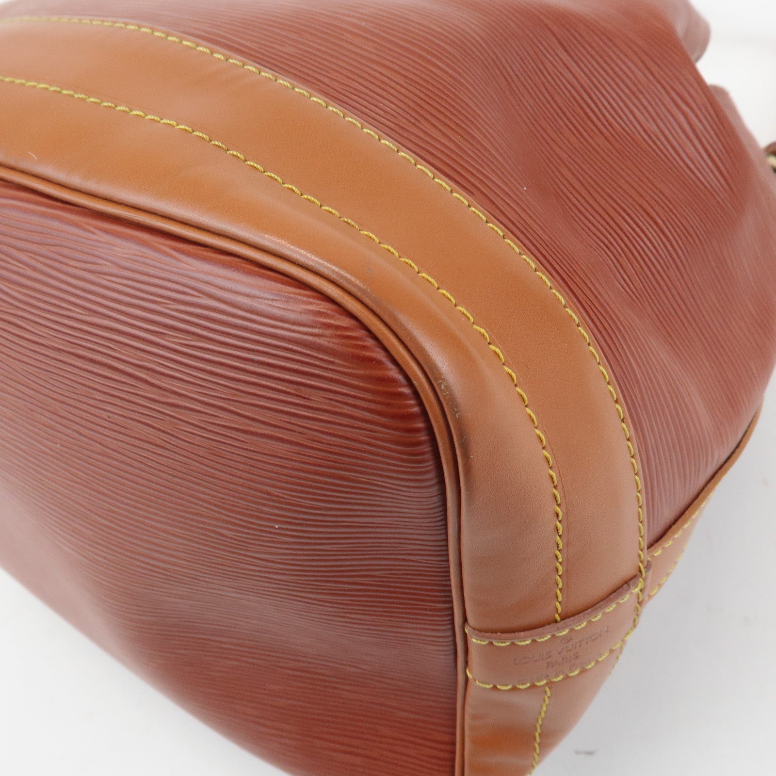 Louis Vuitton Epi Noe Bi-Color Shoulder Bag Kenya Brown M44028 Used