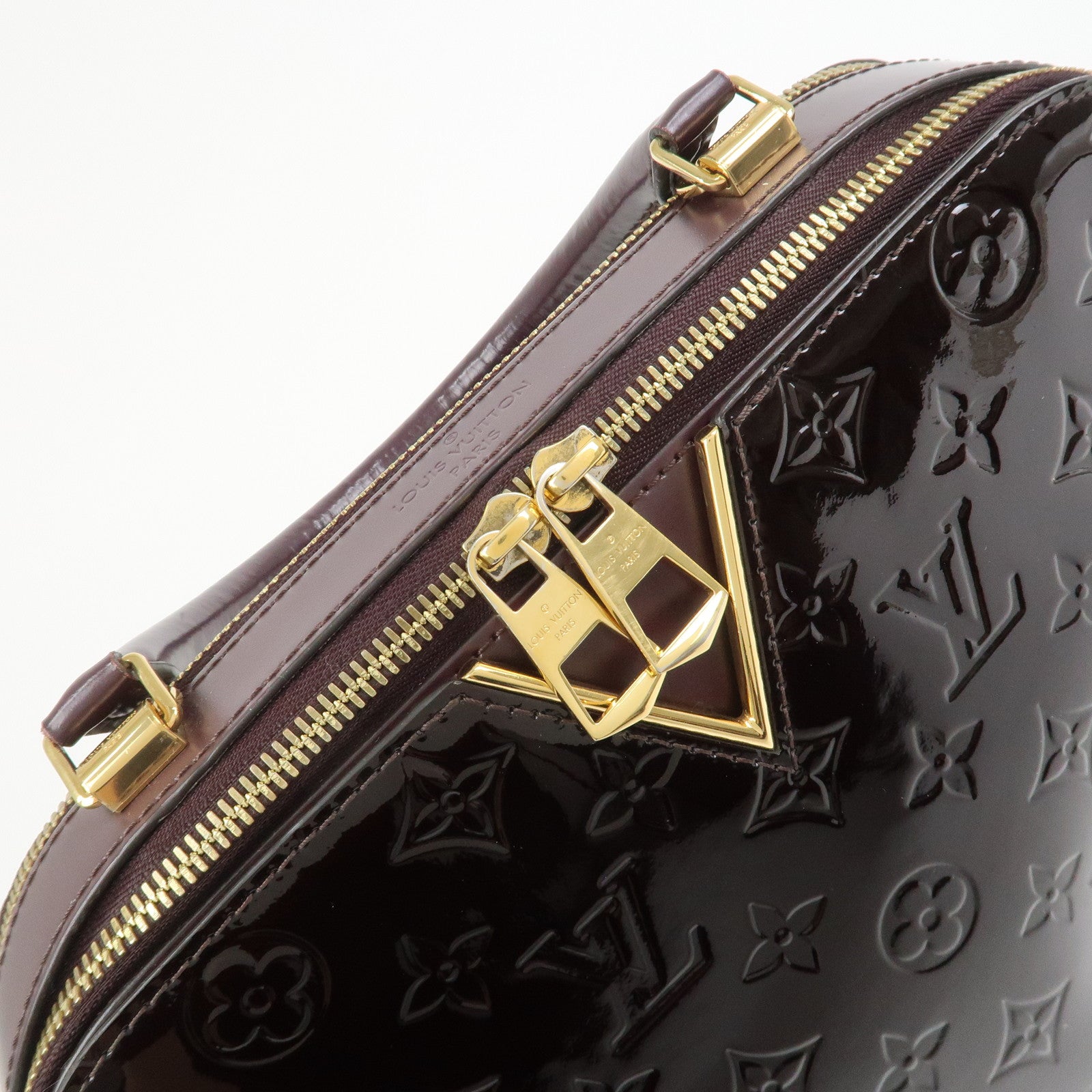 Louis Vuitton Monogram Vernis Melrose 2Way Hand Bag Amarante M42693