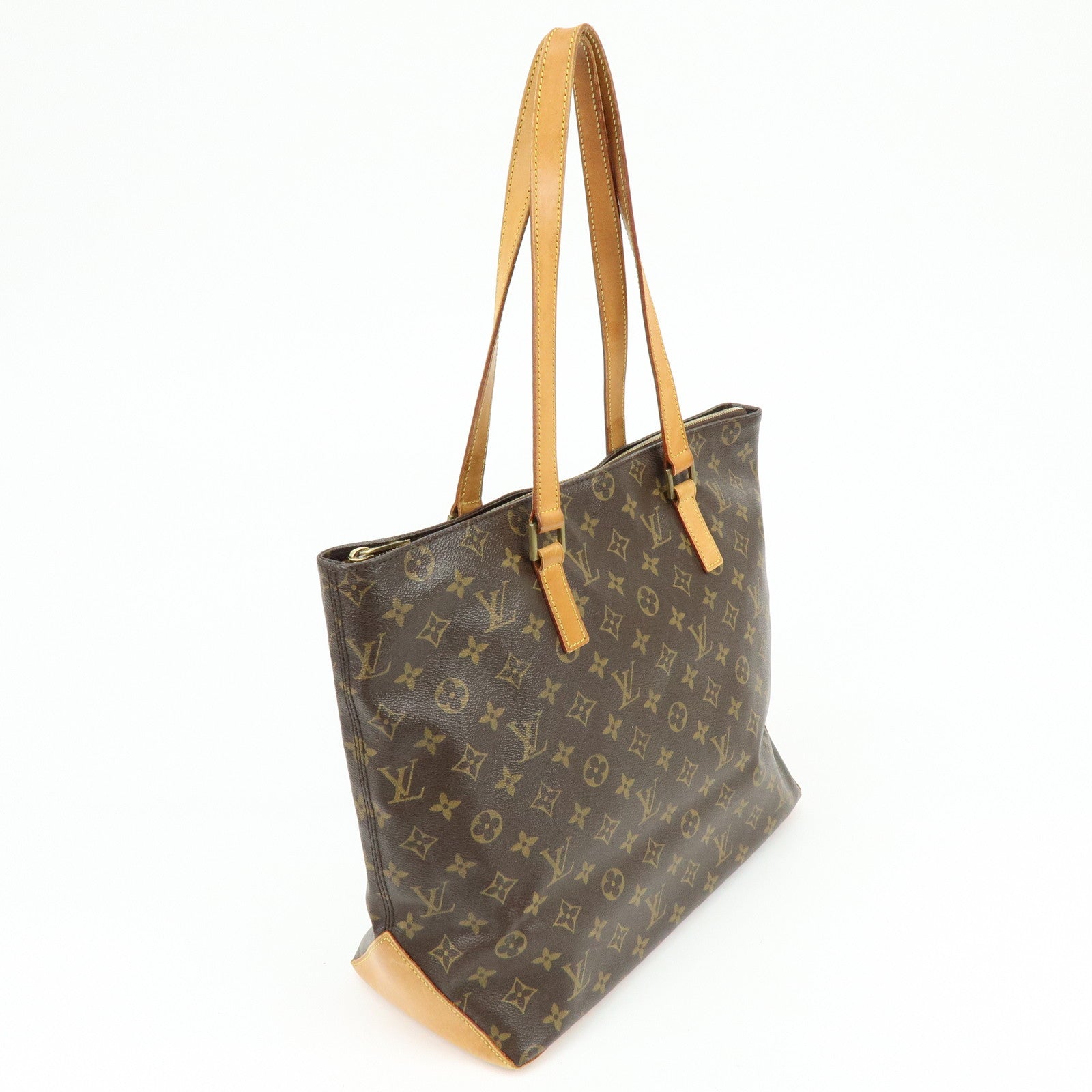 Louis Vuitton Monogram Cabas Mezzo Tote Bag Shoulder Bag M51151