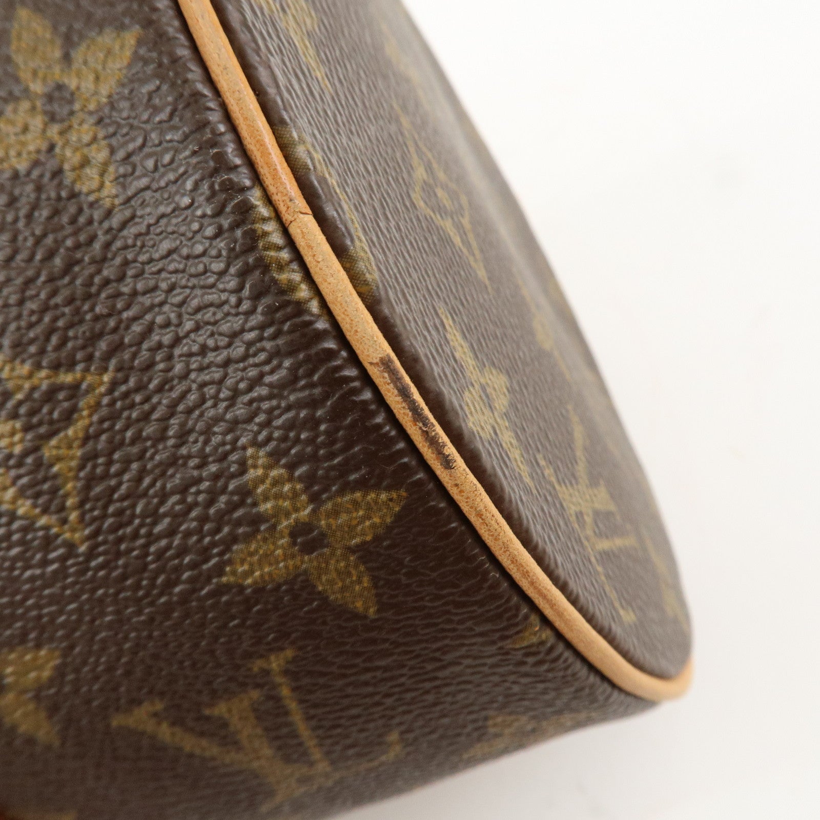 Louis Vuitton Monogram Papillon 30 Hand Bag New Style Brown M51385 Used