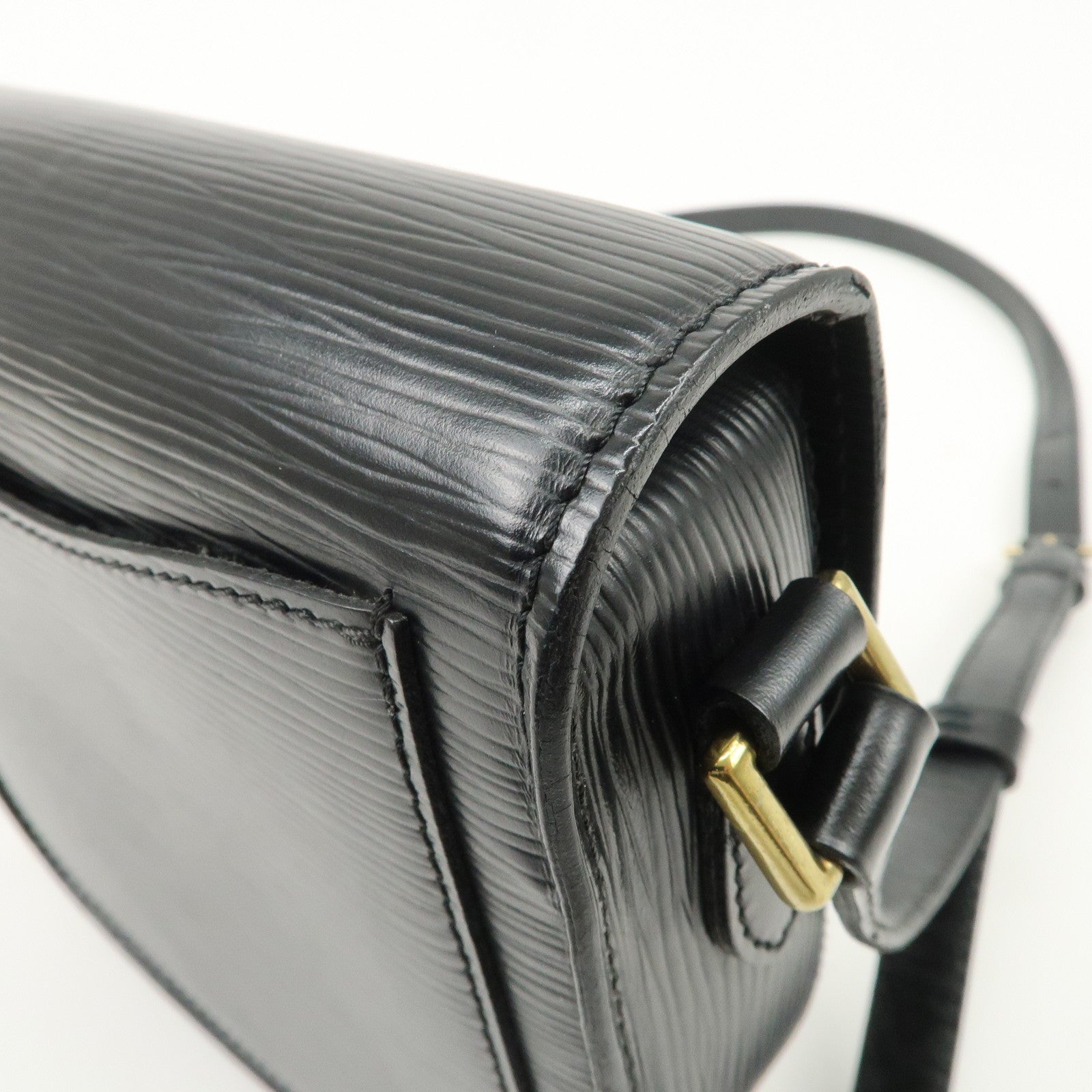 Louis Vuitton Epi Mini Saint Cloud Shoulder Bag Black M52212