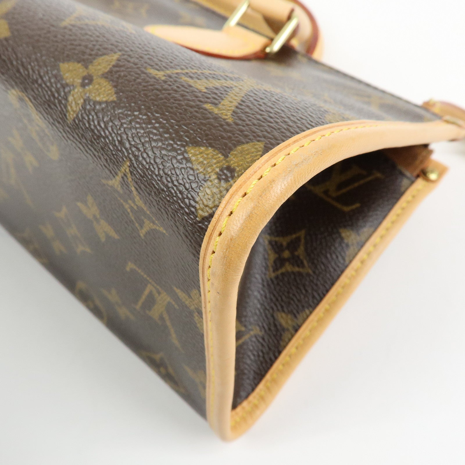 Louis Vuitton Monogram Popincourt Hand Bag Brown M40009