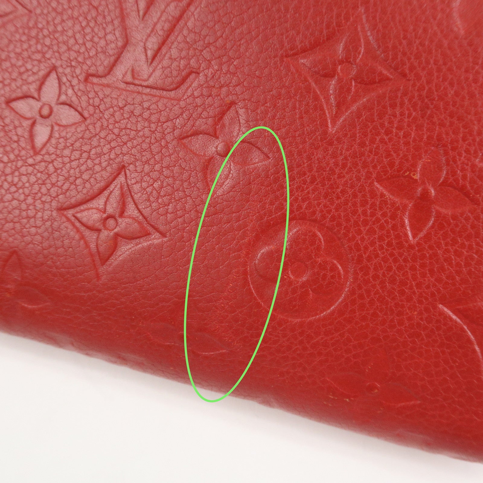 Louis Vuitton Monogram Empreinte Zippy Long Wallet Cerise M60737